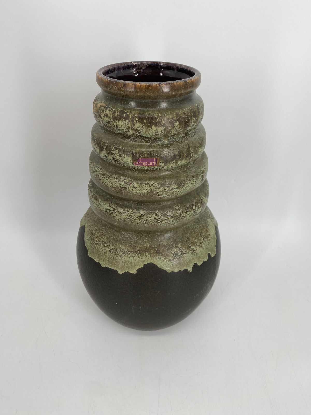 * FAT LAVA BLUMENVASE BODENVASE SCHEURICH 269-40 WEST GERMAN POTTERY 60er 70er