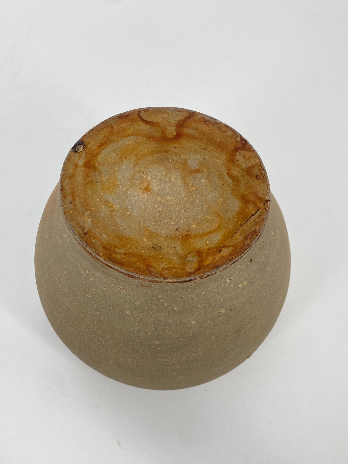 * VASE KUGELVASE STUDIOKERAMIK STEINZEUG KERAMIK MID CENTURY