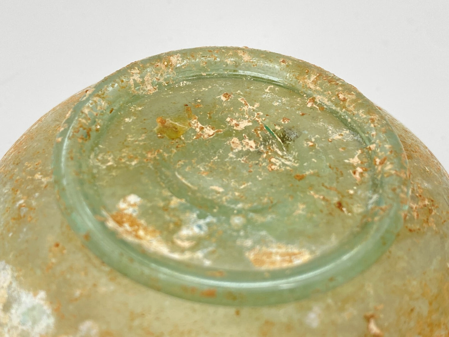 * RÖMISCHE GLAS SCHALE VASE ANTIKE HISTORISCH ROM ÖL