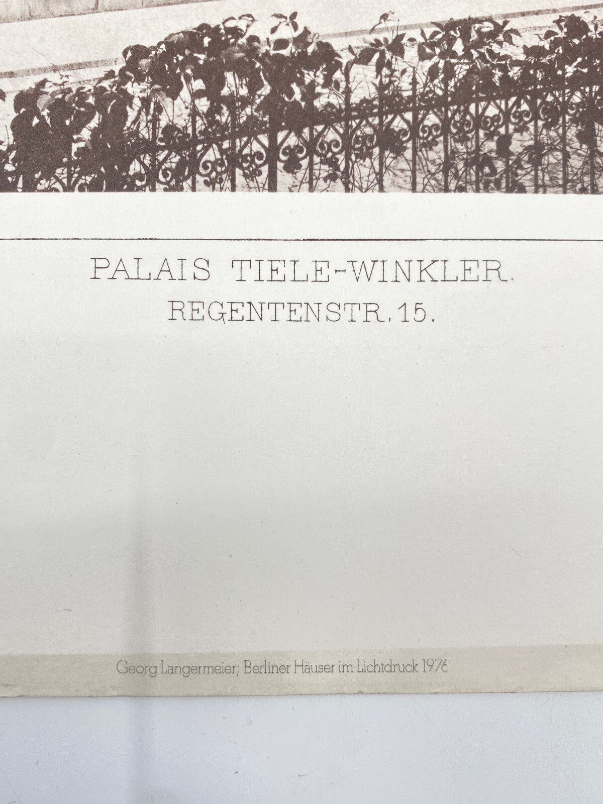 *  2x DRUCK KUNSTDRUCK ARCHITEKTUR BERLIN HÄUSER LICHTDRUCK 1976 VINTAGE 70ER