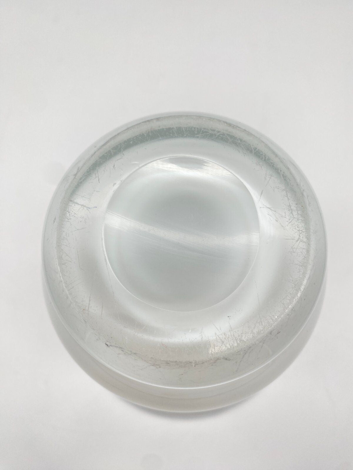 CHRISTINENHÜTTE SCHOTT ZWIESEL VASE BLUMENVASE WEIß OPALGLAS