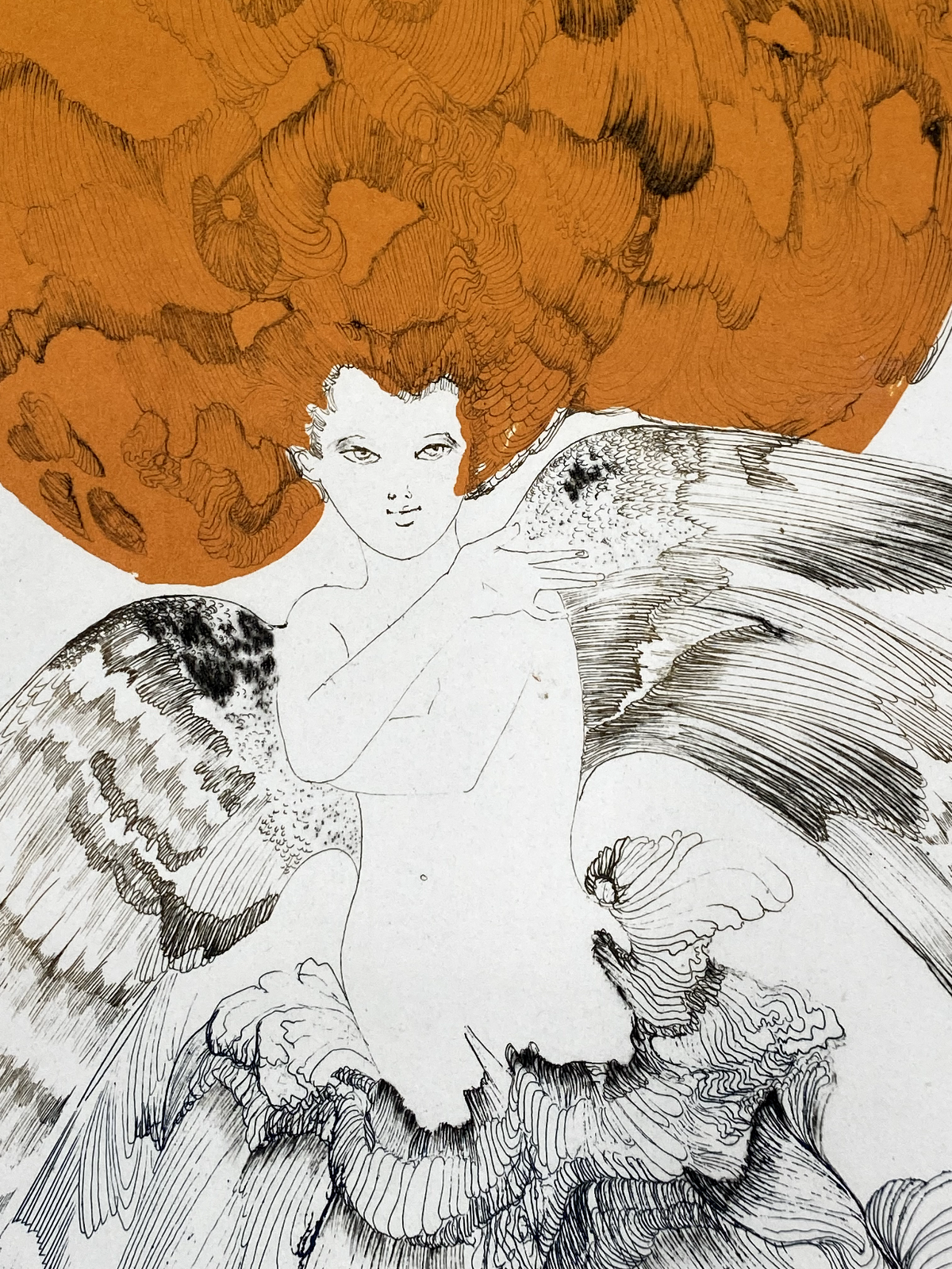 * DRUCK DIDIER MOREAU MONT DE VENUS LITHOGRAFIE HANDKOLORIERT PARIS ART NOVEAU