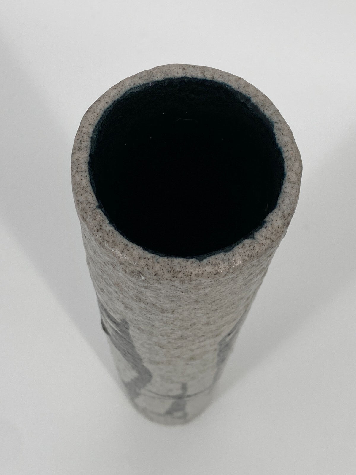* STUDIO KERAMIK VASE LAVA GLASIERT HADAMCSIK MARIA UNGARN SIGNIERT 1960er