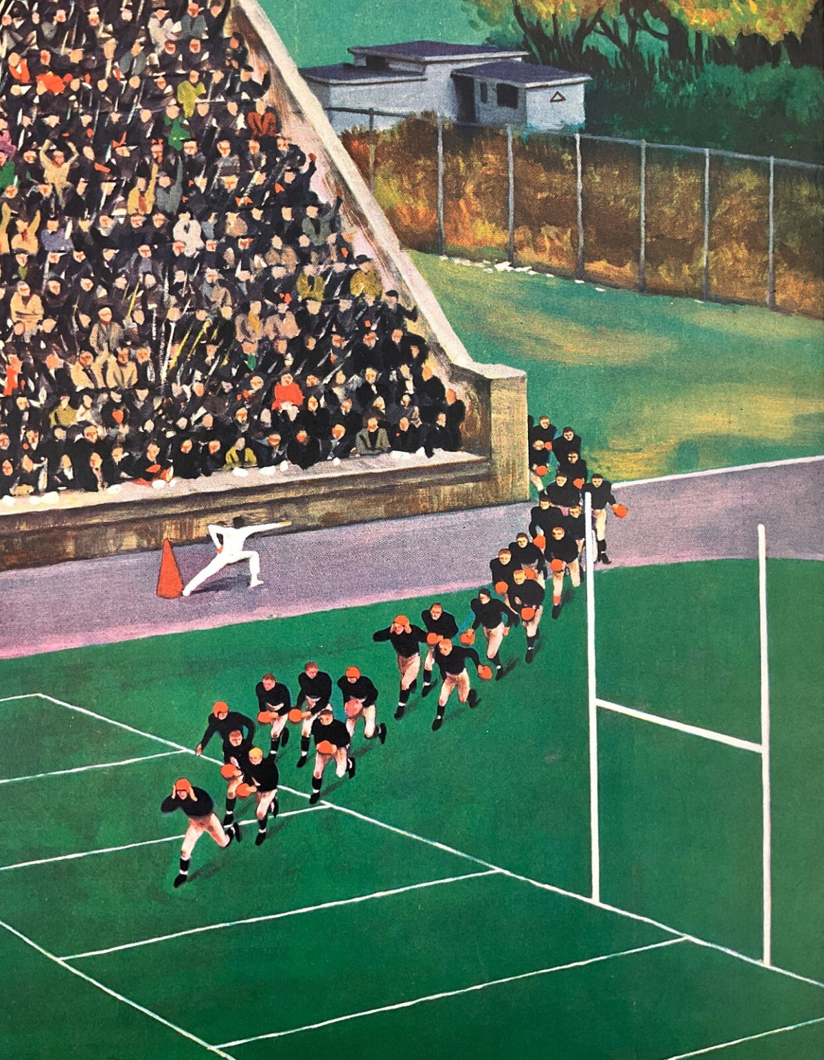 *PLAKAT THE SATURDAY EVENING POST 1 NOV 1947 JOHN FALTER LITHOGRAFIE USA POSTER