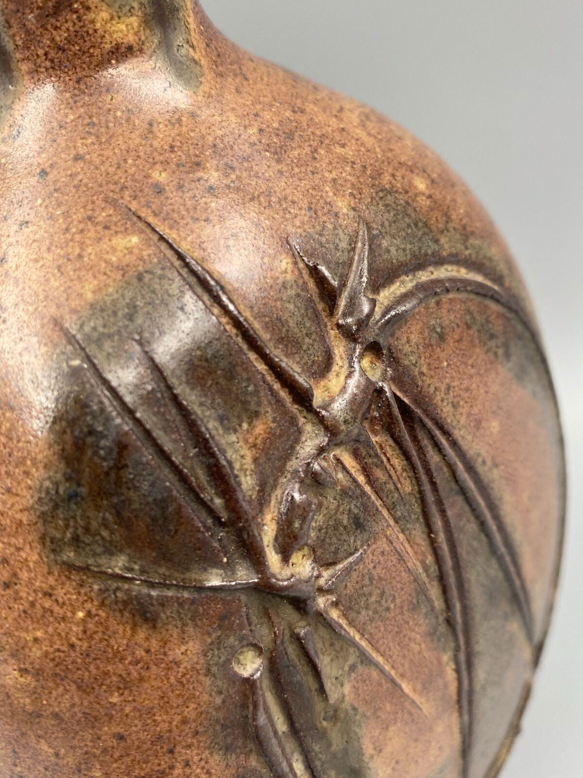 *STUDIOKERAMIK VASE LUISE DUNCKER KÜNSTLERIN 1970 WEST GERMANY