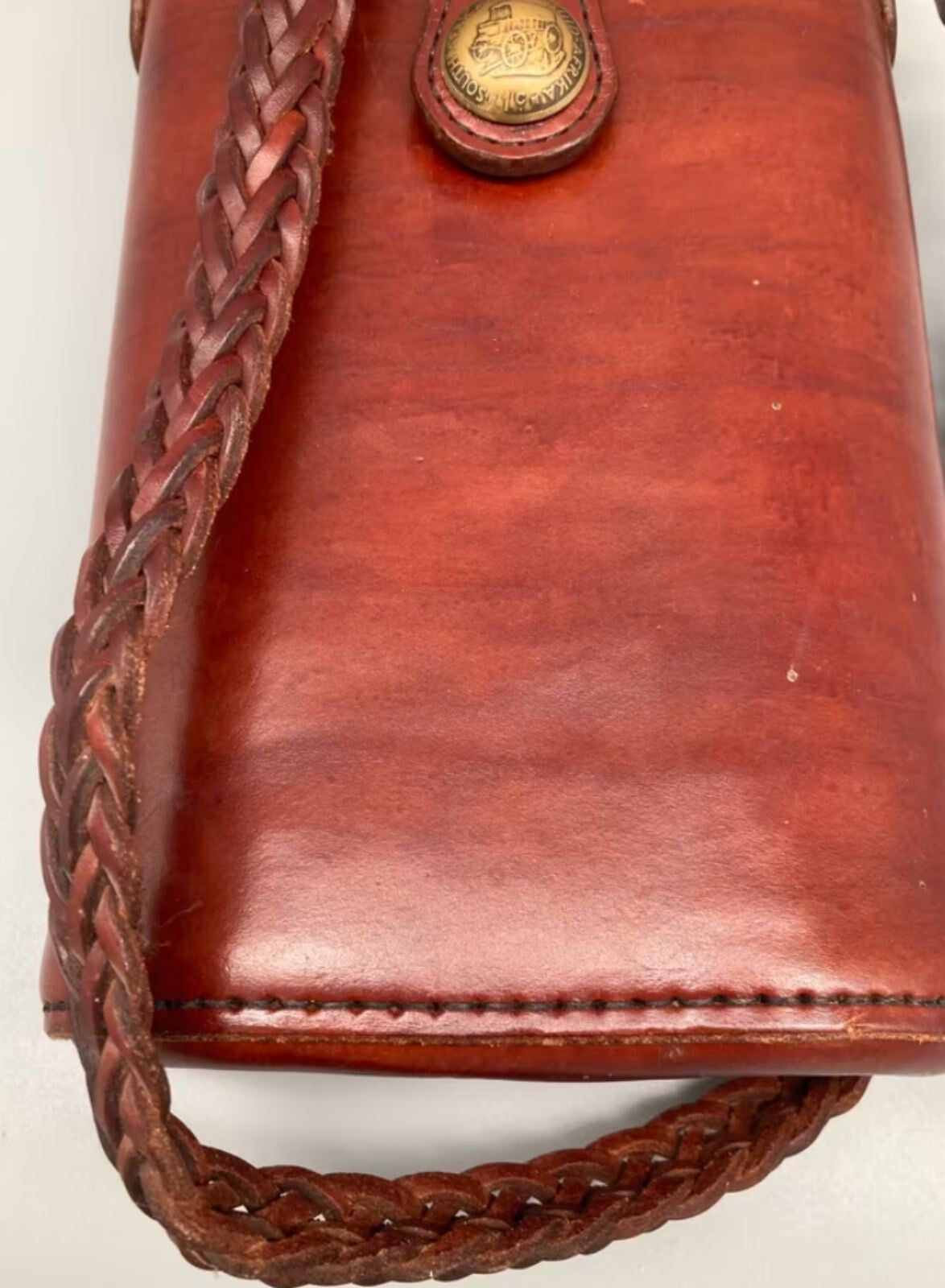 SÜDAFRIKA LEDERTASCHE POSTTASCHE TASCHE BRAUN SELTEN 1962 SOUTH AFRICA