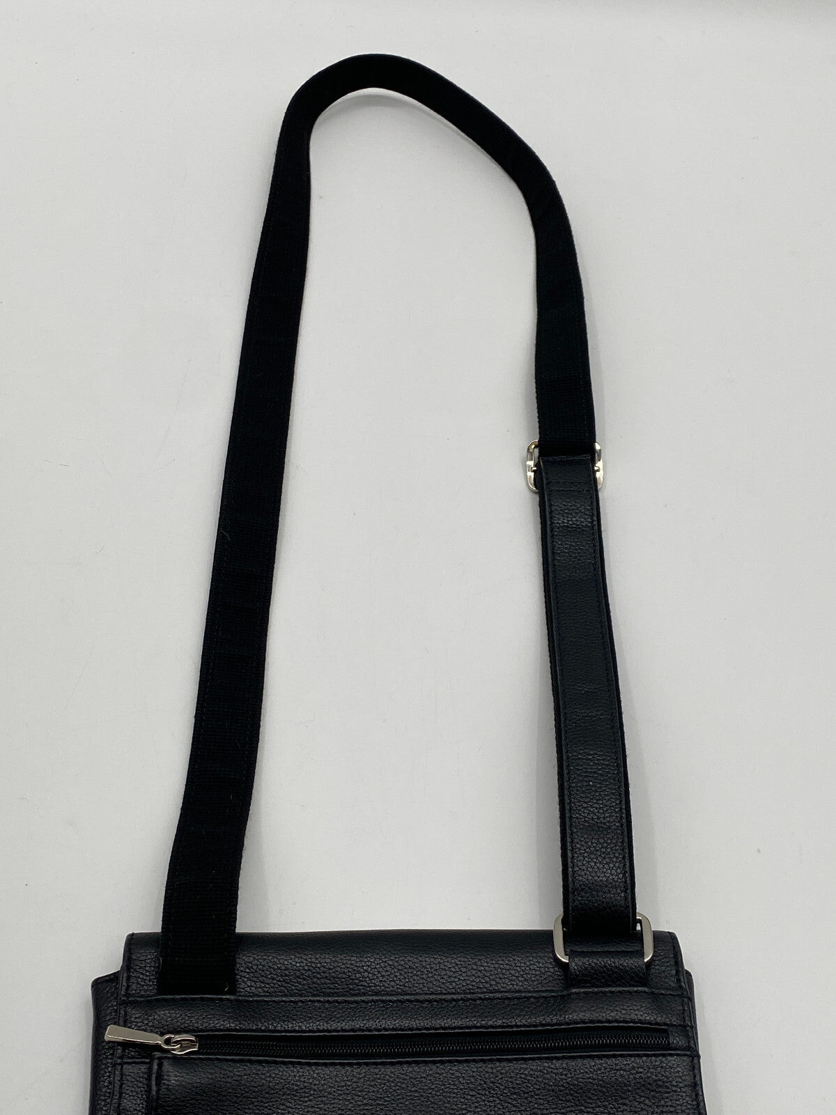 * LONGCHAMP KLEINE UMHÄNGETASCHE TASCHE SCHWARZ LEDER