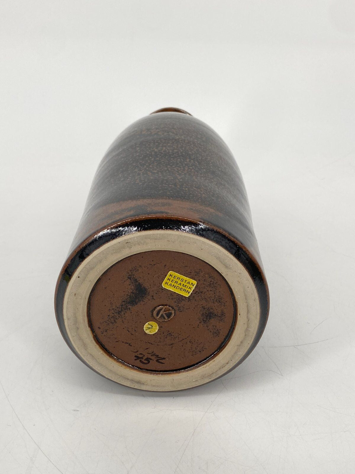 * STUDIOKERAMIK VASE ZYLINDER HORST KERSTAN GROSE KERAMIK KUNST