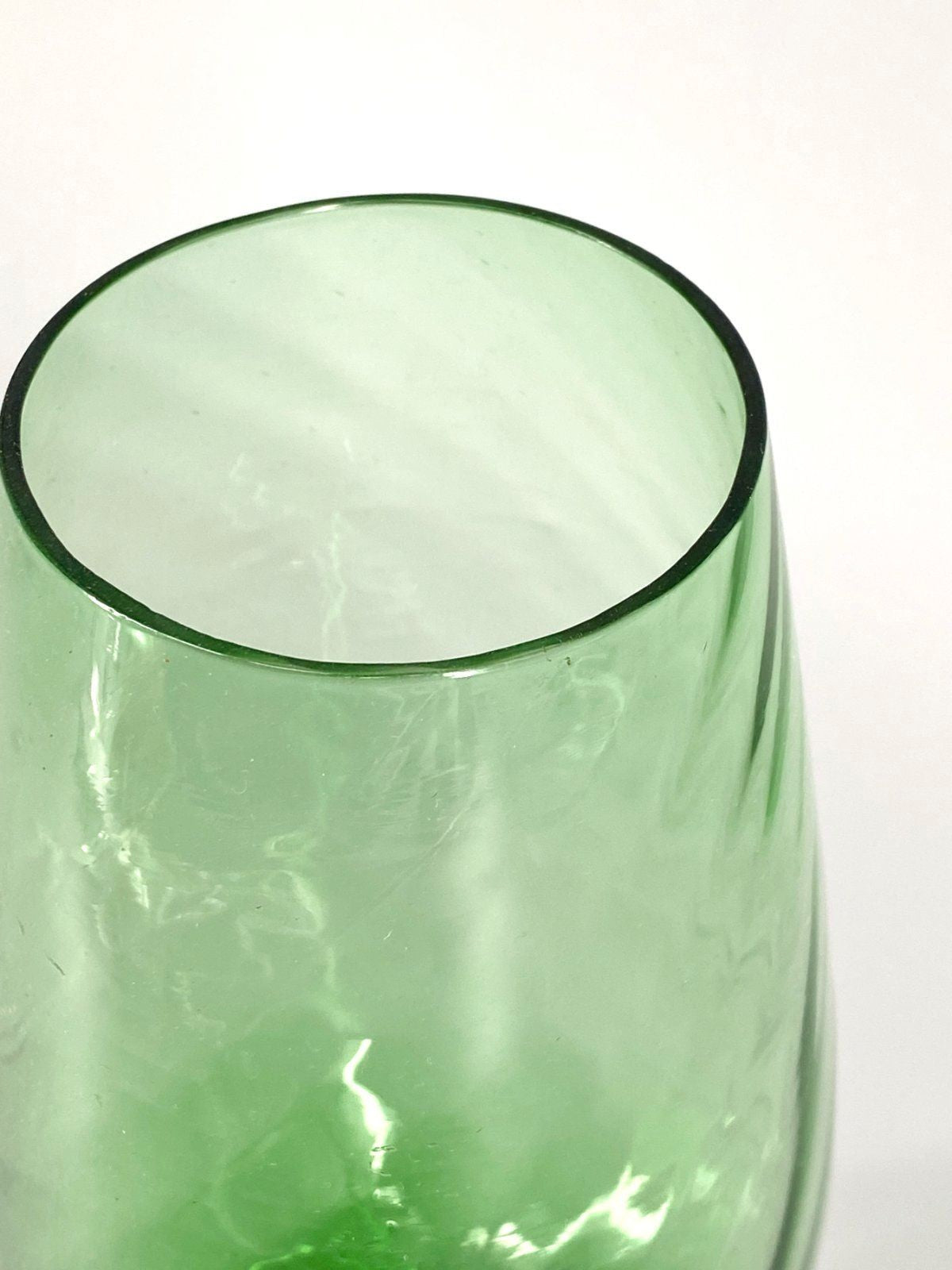 * ART GLASS GRÜNGLASPOKAL GROSS GLASVASE 