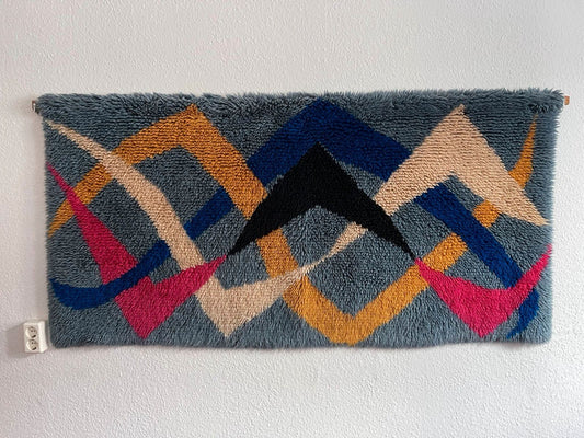 DESIGN WANDTEPPICH ABSTRAKT BUNT KUNST ART WANDBEHANG