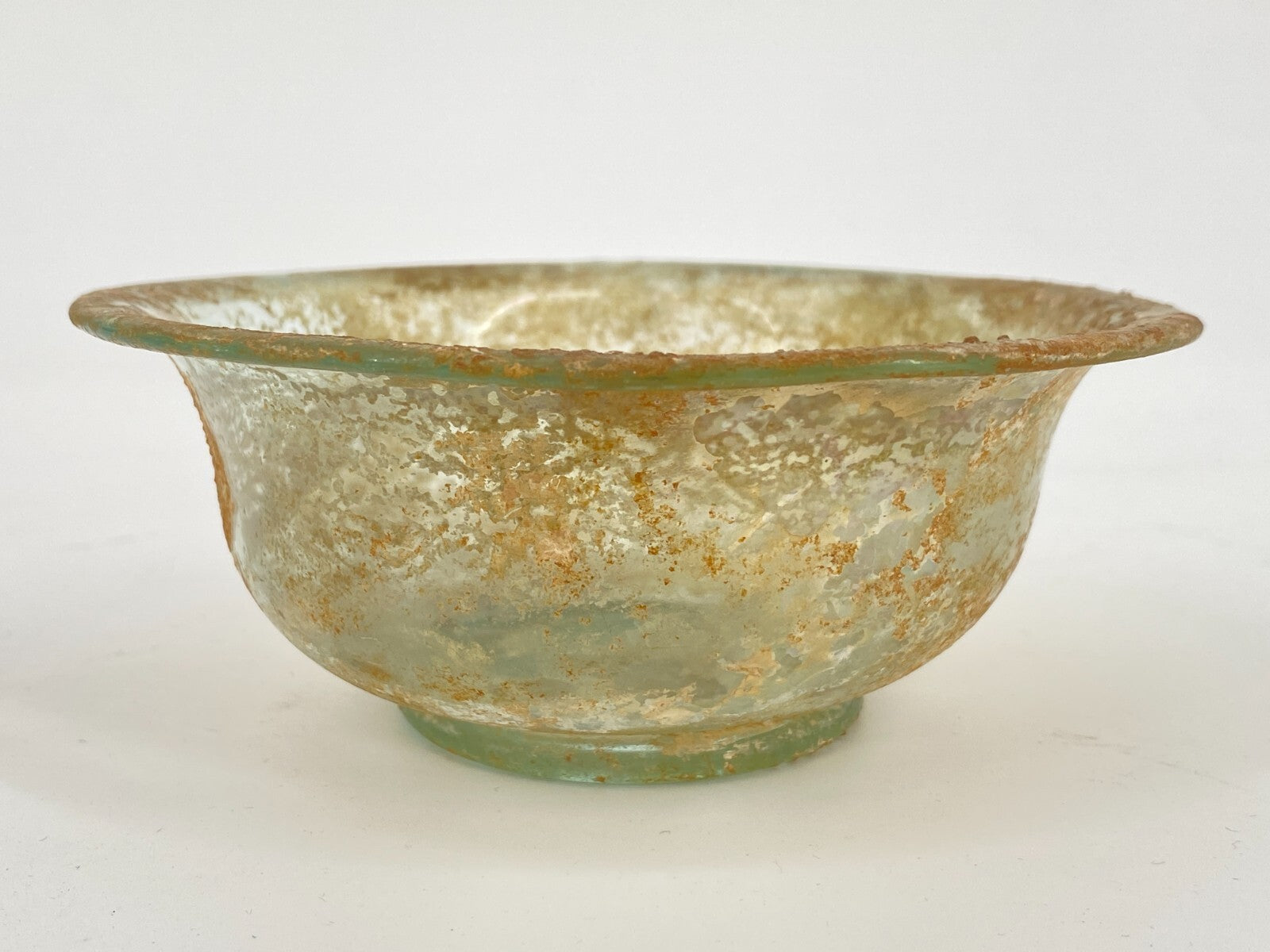 * RÖMISCHE GLAS SCHALE VASE ANTIKE HISTORISCH ROM ÖL
