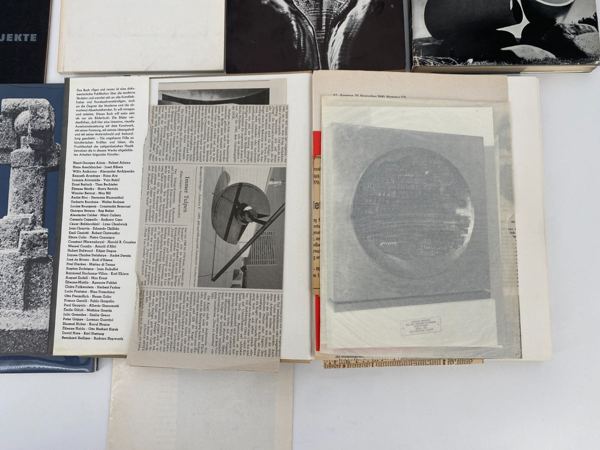 * KONVOLUT 13 BÜCHER MODERNE PLASTIK LICHT KINETISCHE KUNST KEMENY WOTRUBA