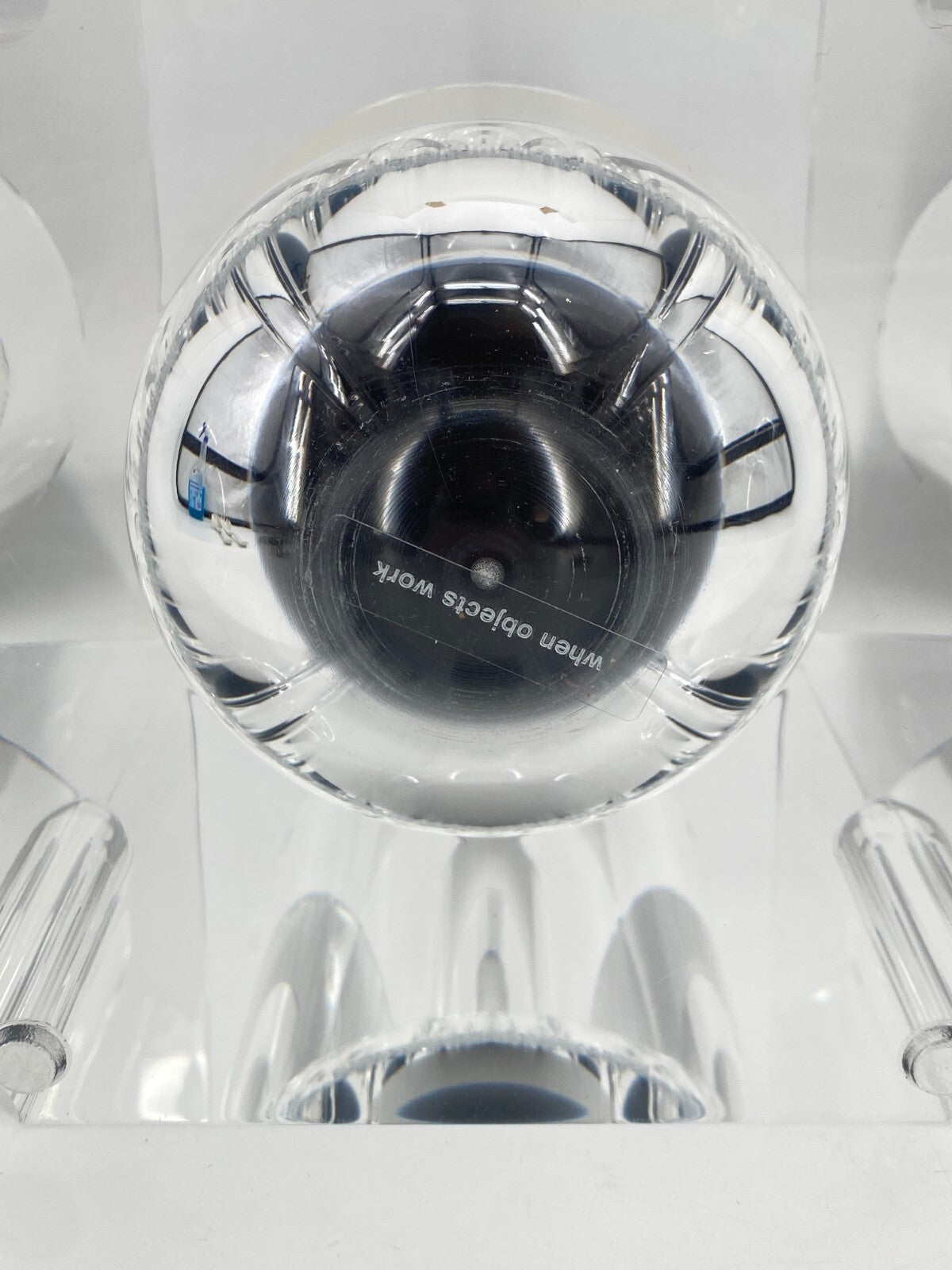 * WHEN OBJECTS WORK VASE KUNSTSTOFF BLOCKVASE 5 OBJECTS JOHN PAWSON