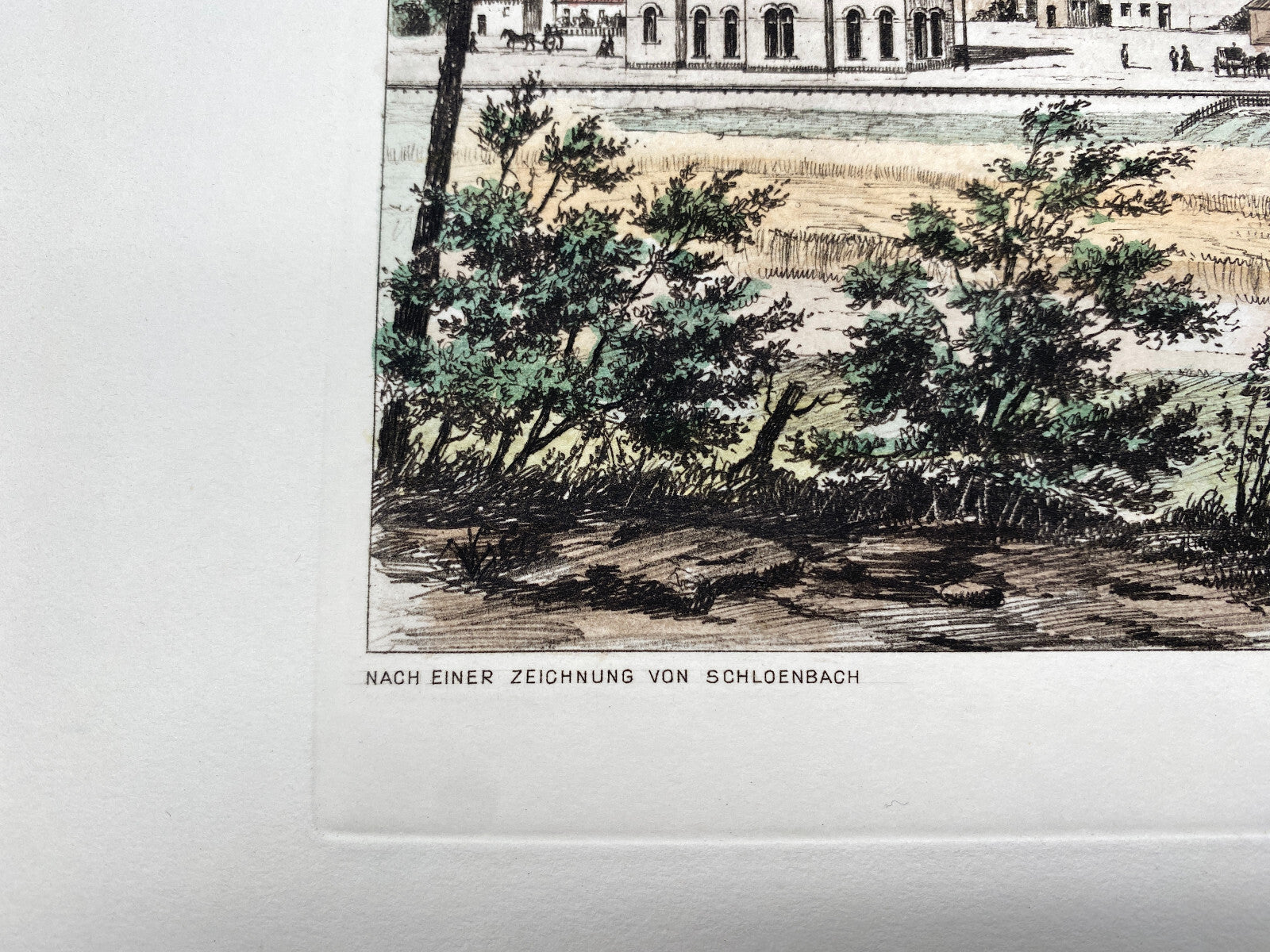DEUTSCHER KÜNSTLER HEINZ WEHLISCH FARBRADIERUNG SALZGITTER 1857 HANDSIGNIERT