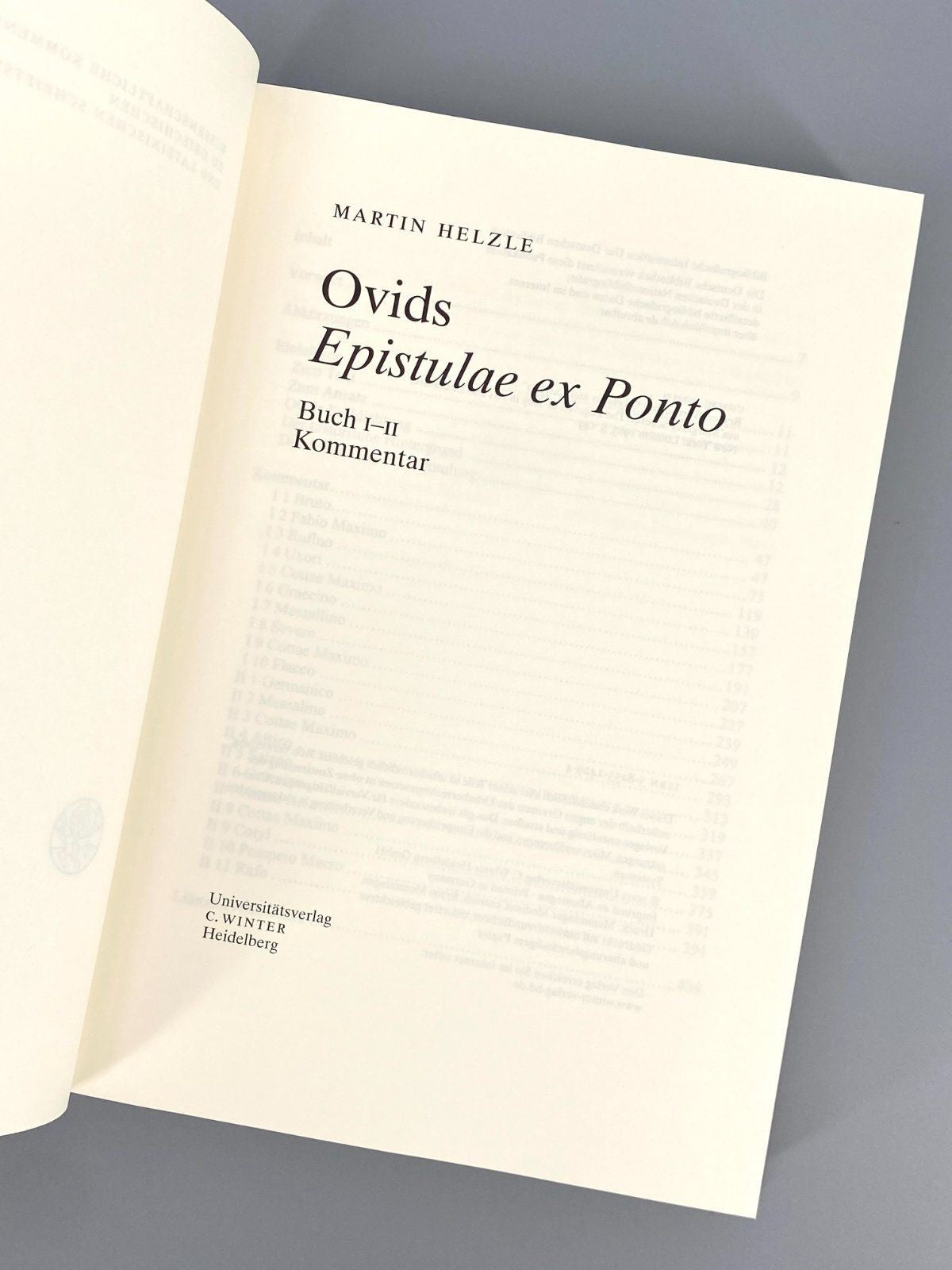 *2xBUCH OVID OVIDIUS EPISTULAE EX PONTO ARS AMATORIA HELZLE JANKA