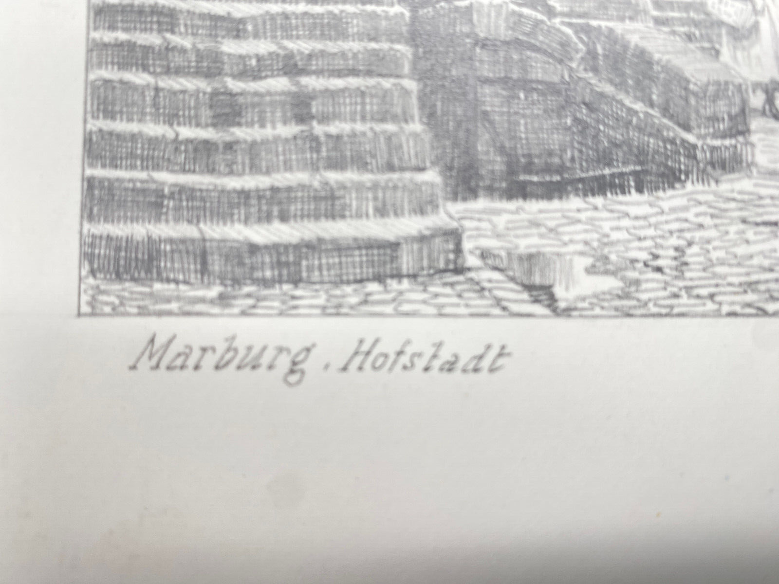 HEINZ WEHLISCH MARBURG HOFSTADT AM MÜHLGRABEN ORIGINAL HANDSIGNIERT