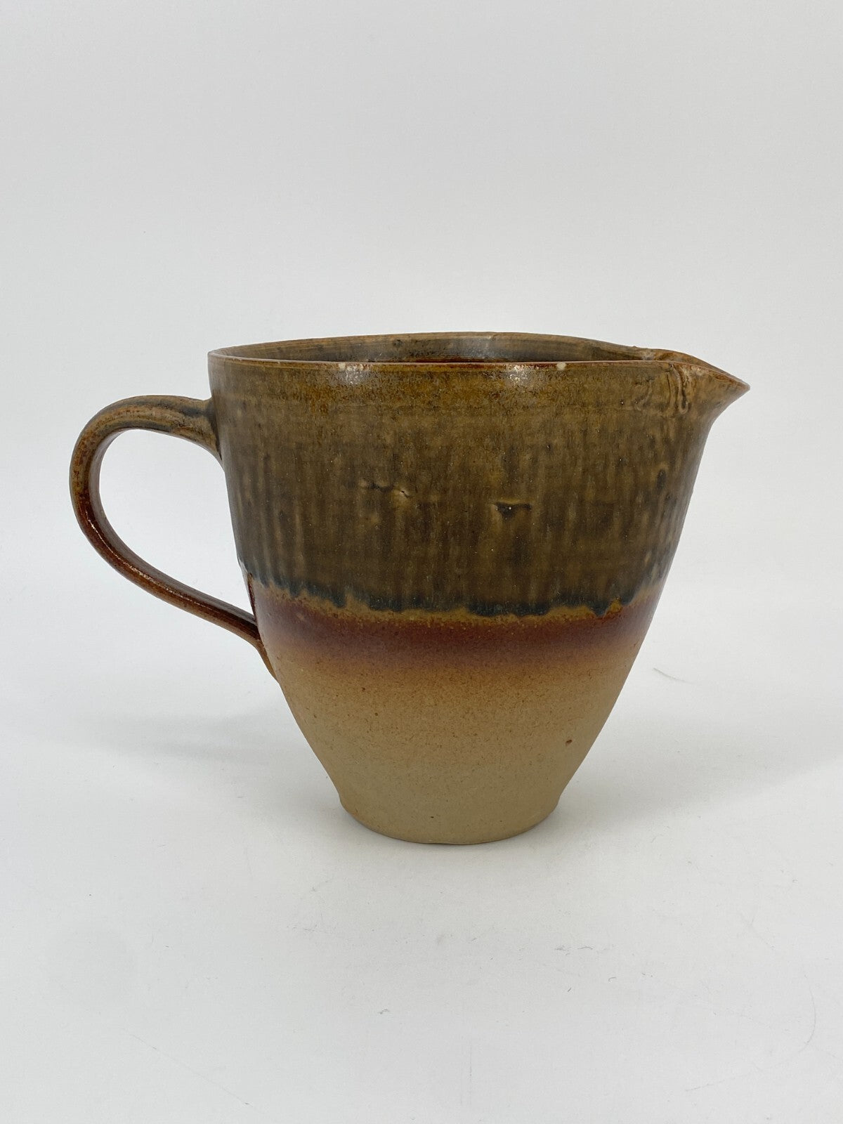 * KRUG VASE HENKEL STUDIOKERAMIK MATHIES SCHWARZE SIGNIERT KERAMIK MID CENTURY