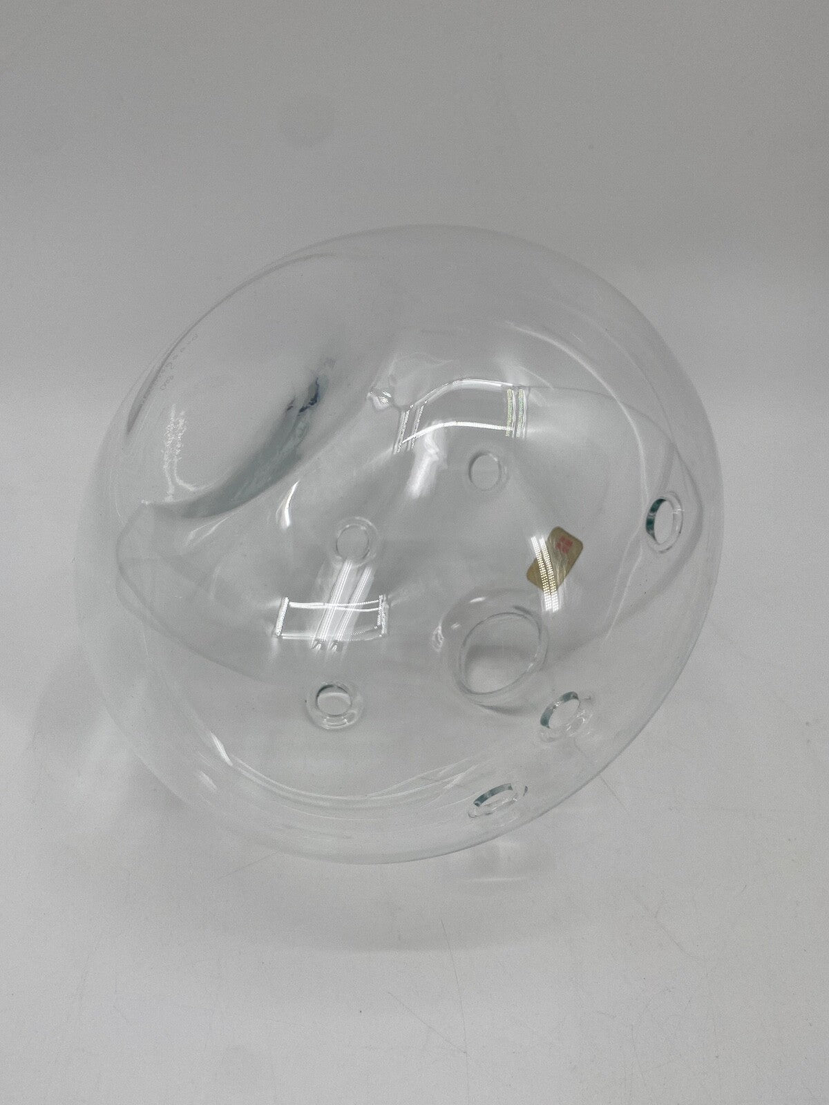 * HOLMEGAARD METEOR HULL VASE MICHAEL BANG 70ER TRANSPARENT GLAS VINTAGE DANISH