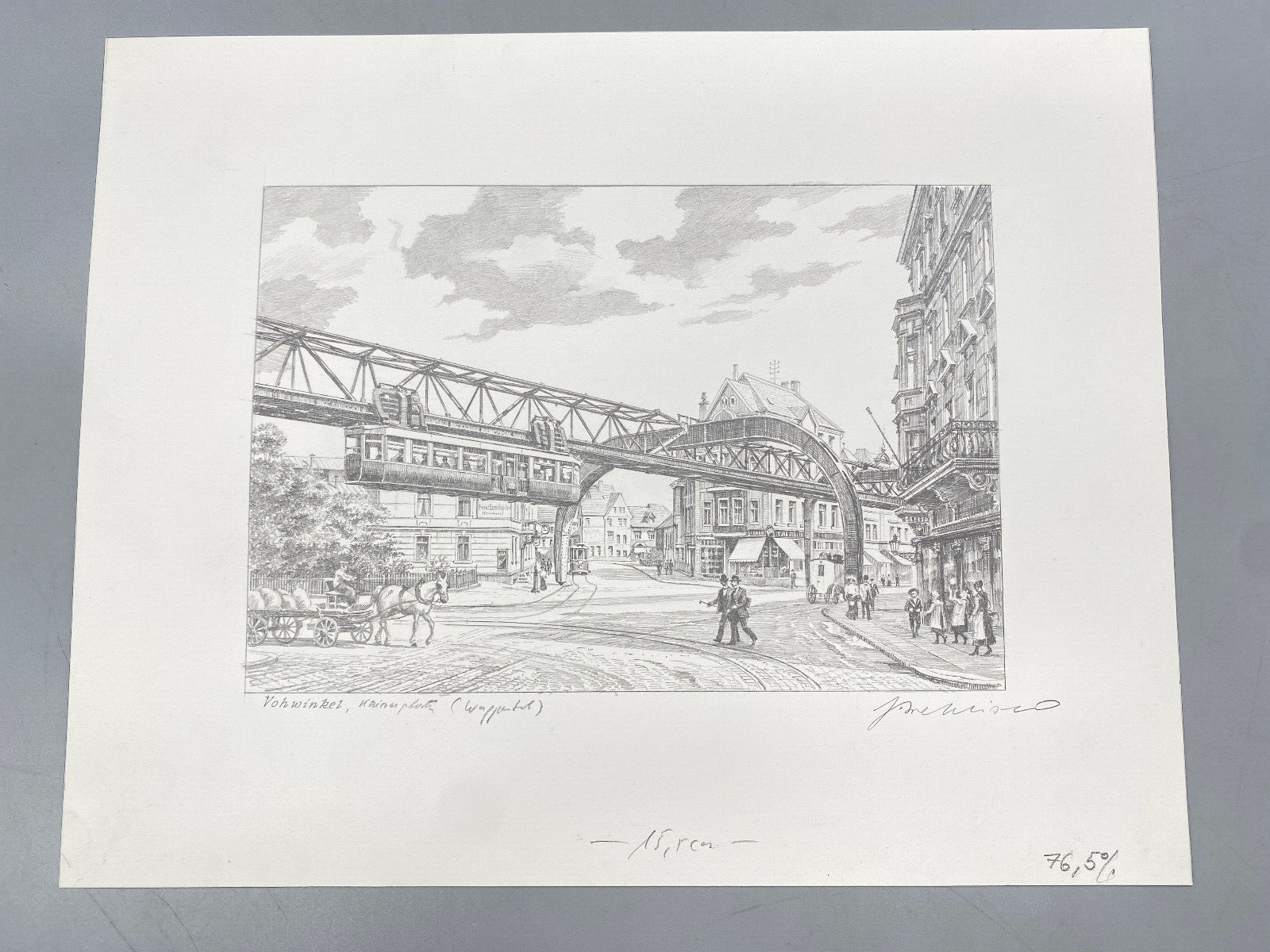 *HEINZ WEHLISCH BERLINER KÜNSTLER 7X ZEICHNUNGEN WUPPERTAL ORIGINAL HANDSIGNIERT