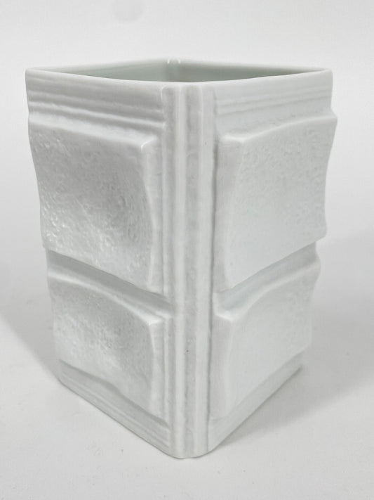 *VASE PORZELLAN ROSENTHAL MARTIN FREYER 70ER VINTAGE MATT ORIGINAL