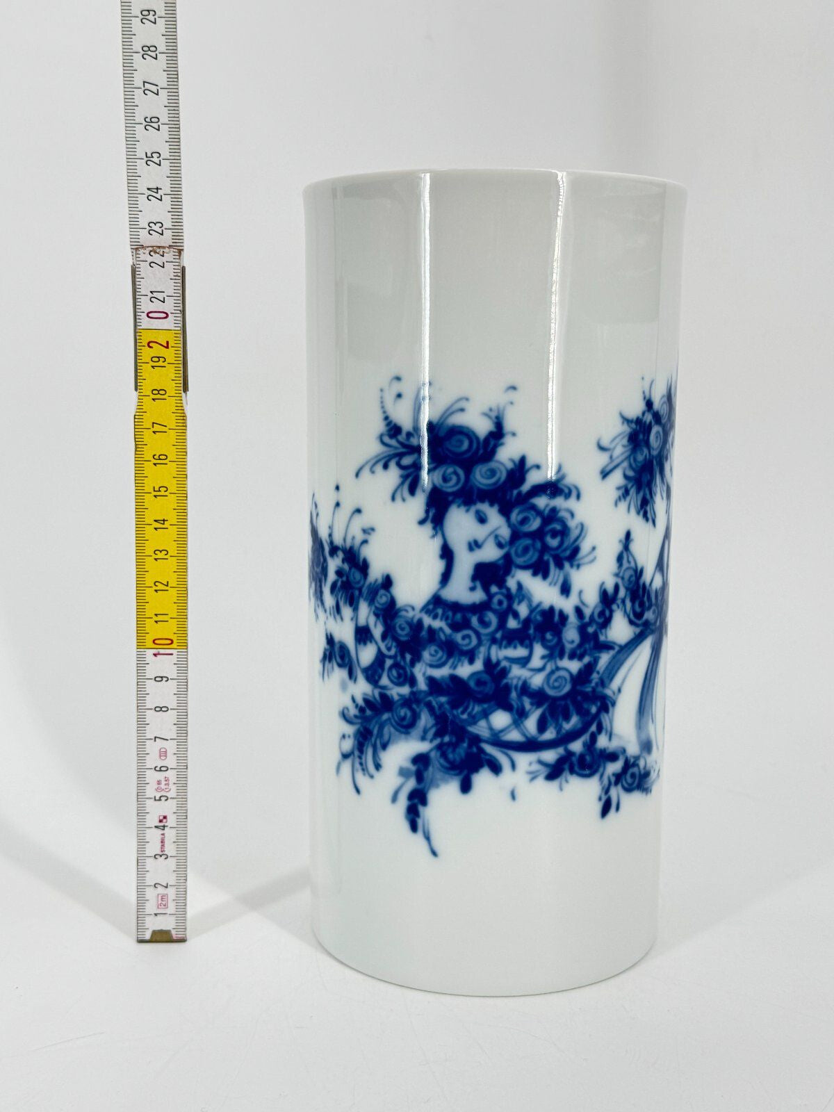 * ROSENTHAL VASE BJÖRN WIINBLAD STUDIO LINIE BLAU VINTAGE
