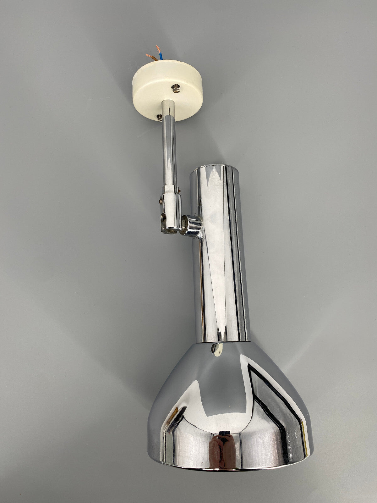 * 2x WANDLAMPEN COSACK DECKE SPOT CHROM 60ER MID CENTURY