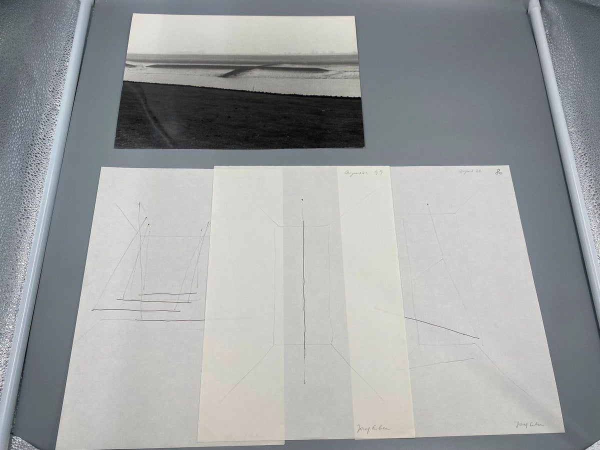 * 3x DRUCKGRAFIK MAPPEN JOSEF ERBEN WAAGERECHT OFFSET 1973 MULTIP