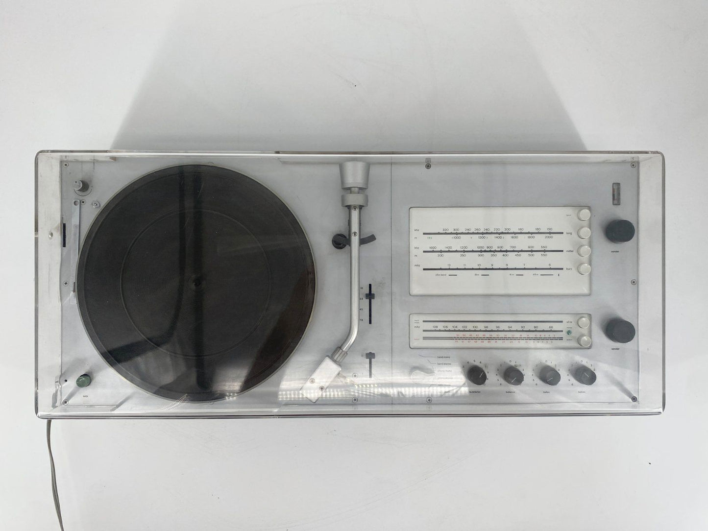 * BRAUN AUDIO 250 TC45/4 +BOXEN RAMS DESIGN PLATTENSPIELER SW