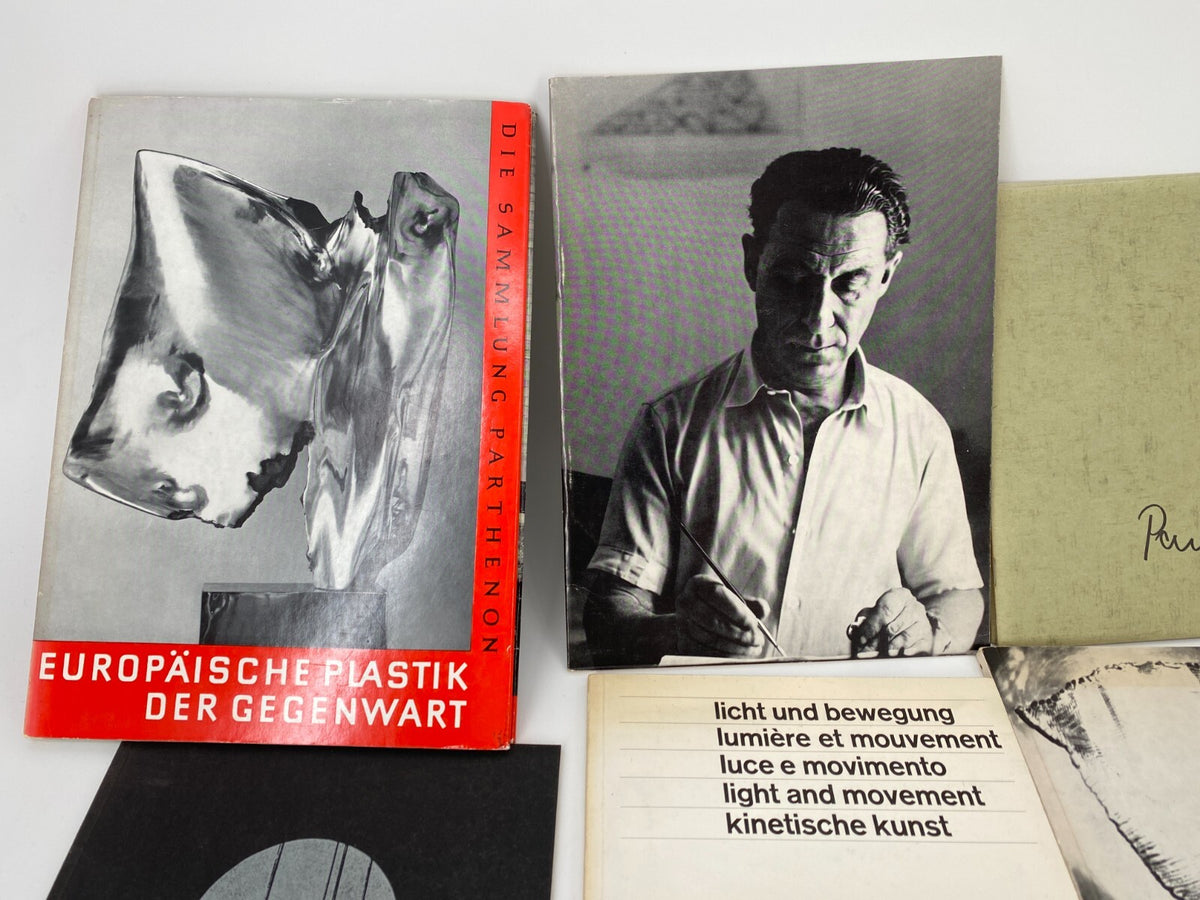 * KONVOLUT 13 BÜCHER MODERNE PLASTIK LICHT KINETISCHE KUNST KEMENY WOTRUBA