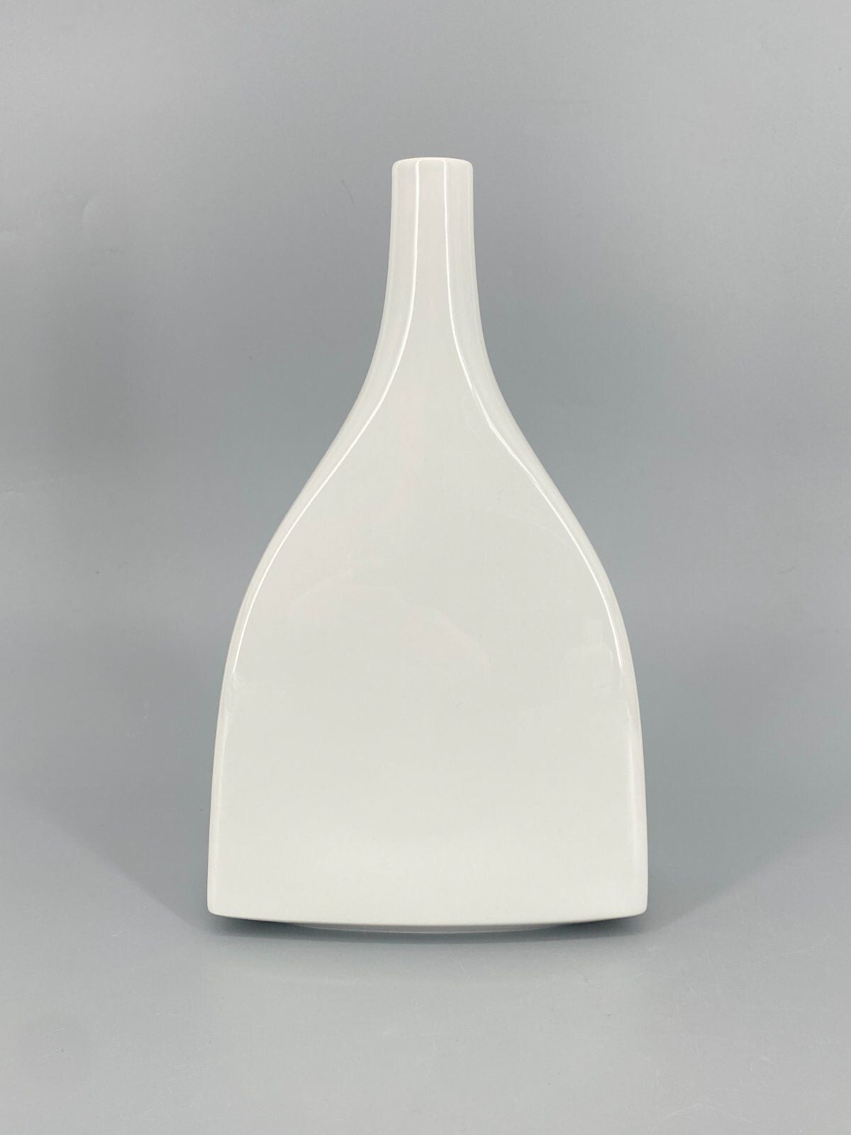 * KPM TRUDE PETRI PORZELLAN VASE BARFLASCHE WEIß 25,5CM 2. WAHL