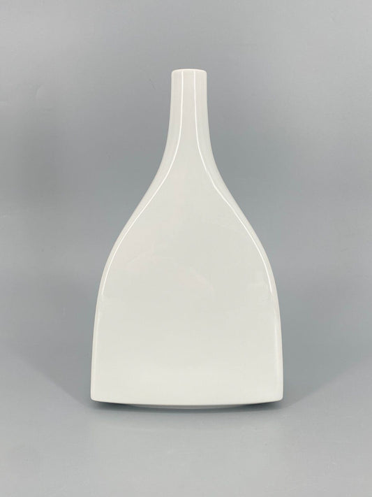* KPM TRUDE PETRI PORZELLAN VASE BARFLASCHE WEIß 25,5CM 2. WAHL