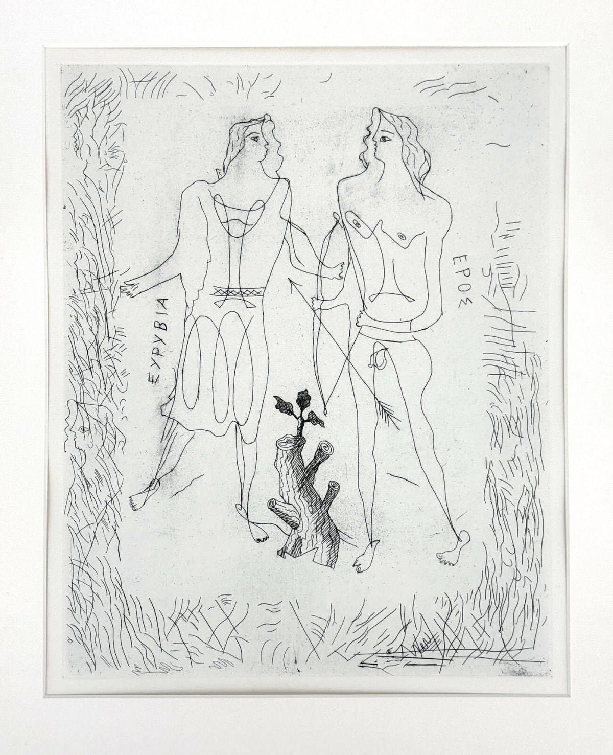 *RADIERUNG GEORGES BRAQUE EURYBIA EROS THEOGONIE MAEGHT 1932/1955
