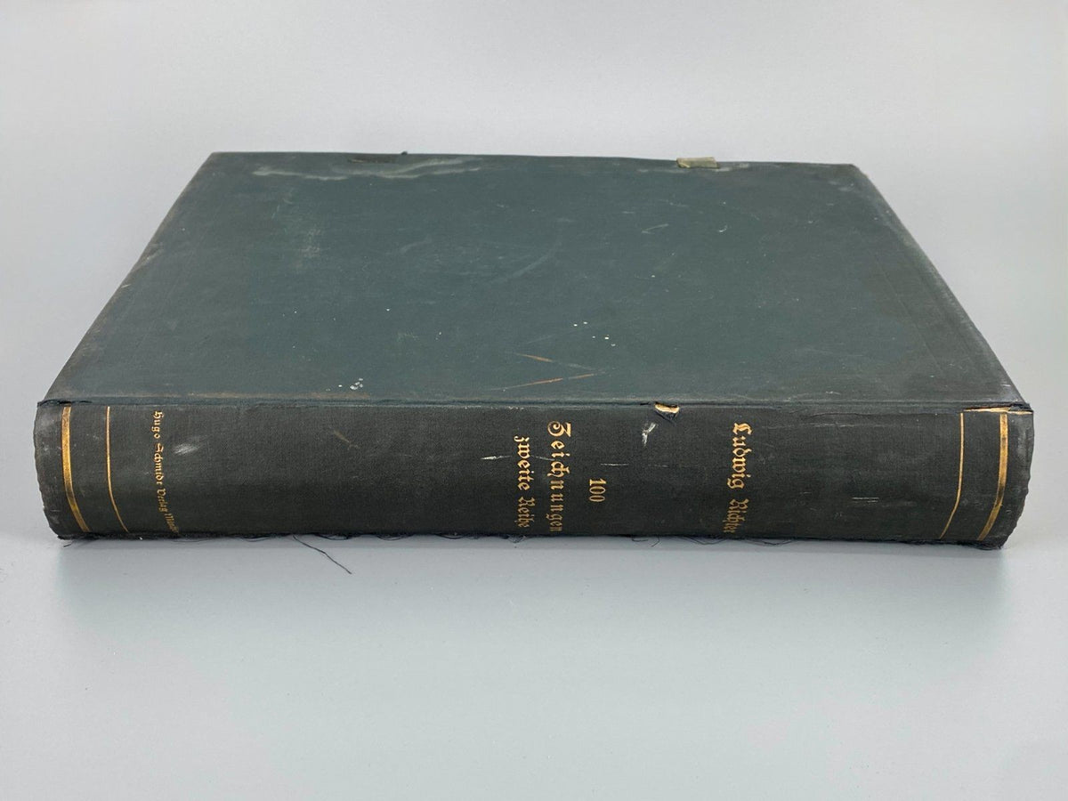 *MAPPE LUDWIG RICHTER 100 ZEICHNUNGEN MÜNCHEN 1917 SCHMIDT 61/150