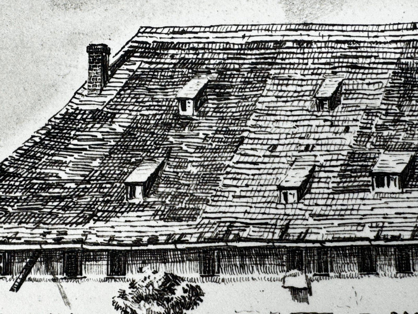* HEINZ WEHLISCH ORIGINAL RADIERUNG SCHWARZWALDHOF IN KAPPEL