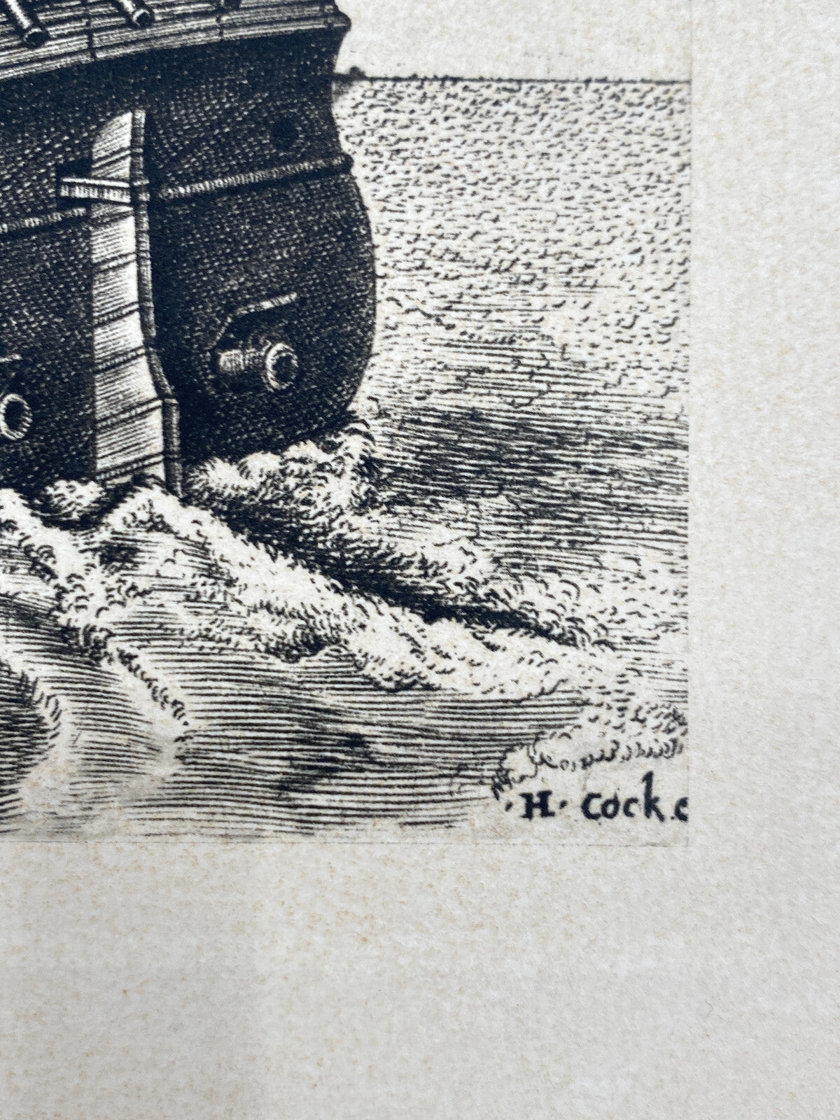 * SCHIFF KUNSTDRUCK PRINT LITHOGRAFIE PIERRE BRUEGEL KOGGE 1565 DRUCK 1965 PARIS