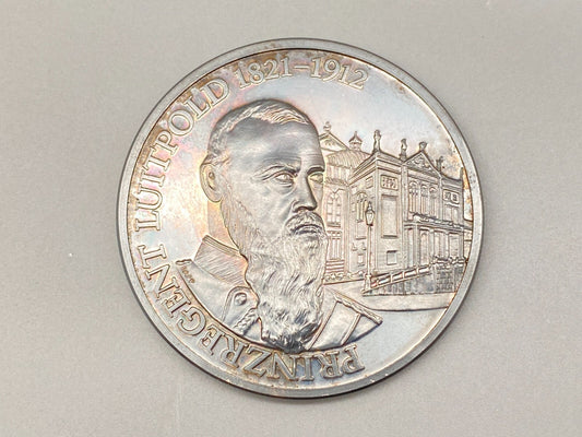 BAYERN SILBERMEDAILLE 1821 1921 PRINZREGENT LUITPOLD 1886-1912