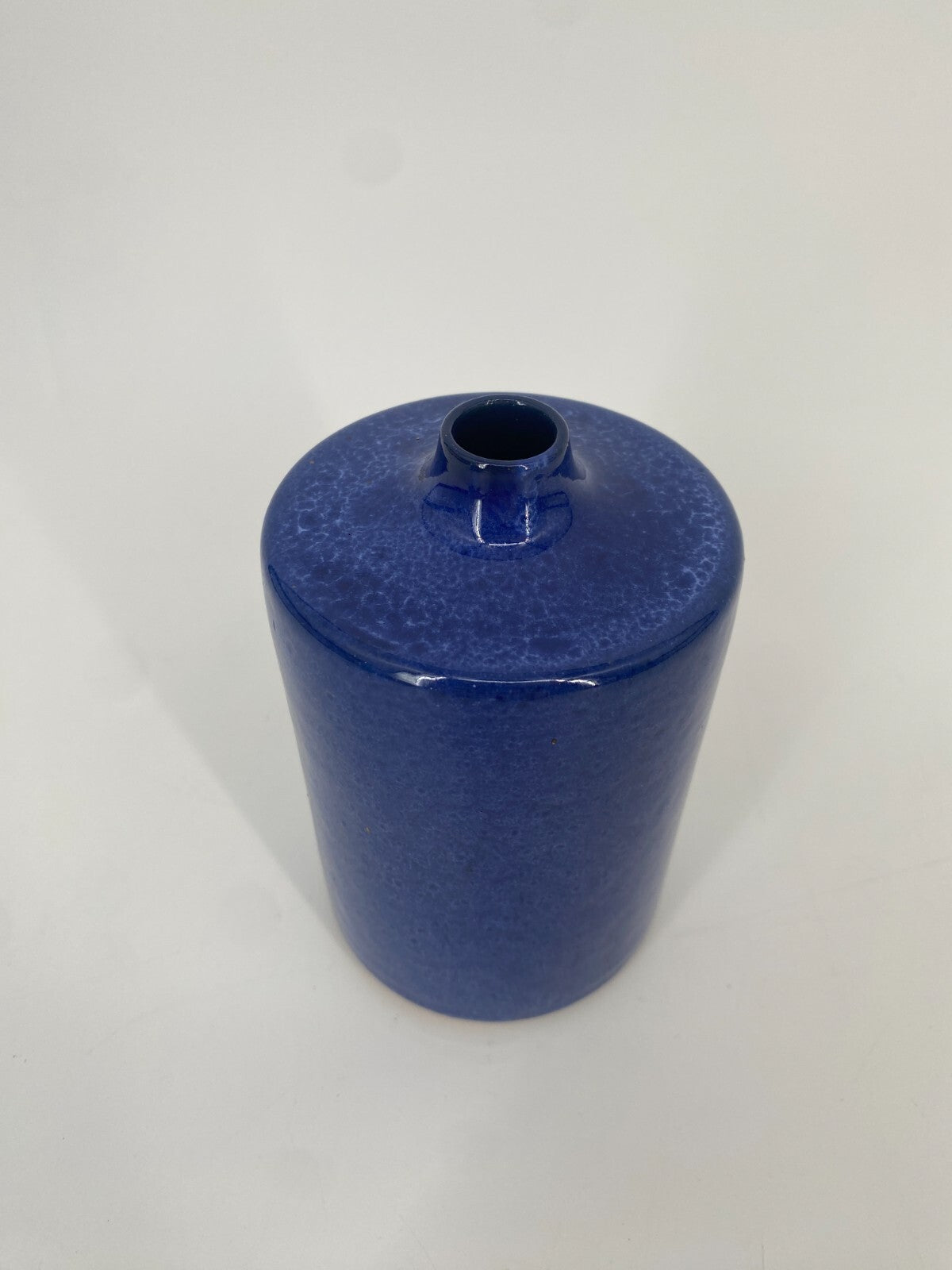 * KLEINE VASE STUDIOKERAMIK TR TÖPFERHOF RÖMHILD BLAU 12,5CM MID CENTURY