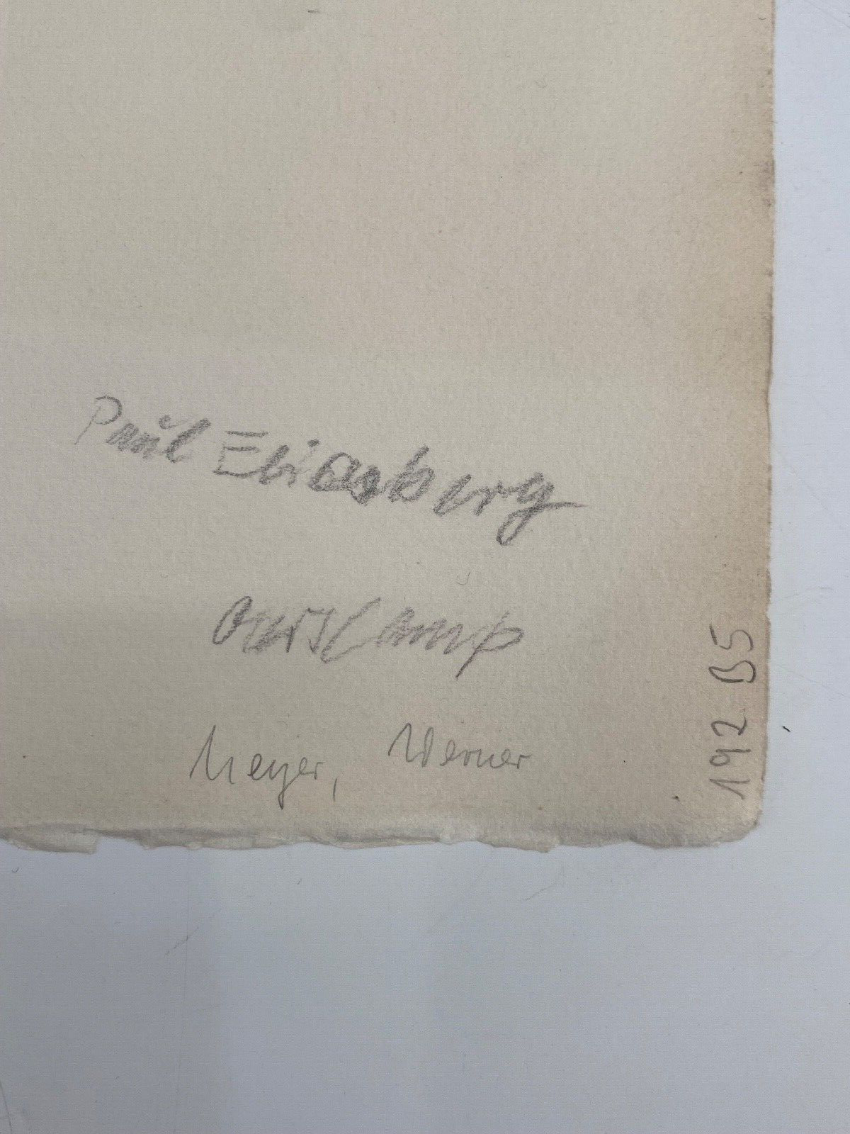 * RADIERUNG STRICHÄTZUNG BILD PAUL ELIASBERG OURSCAMP ENGLISCHROT BÜTTENPAPIER