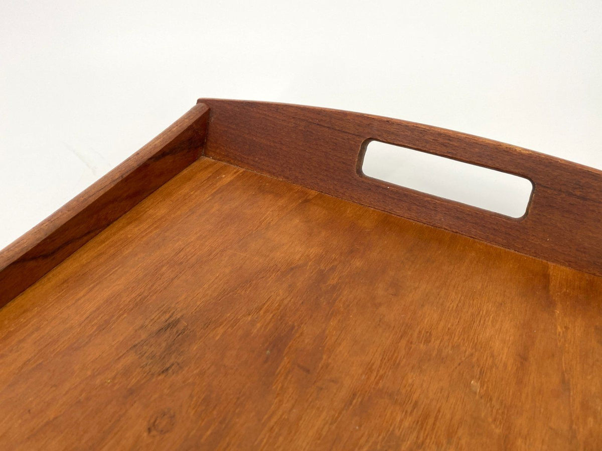 * MID CENTURY DESIGN TEAK TABLETT TRAGETABLETT SERVIER