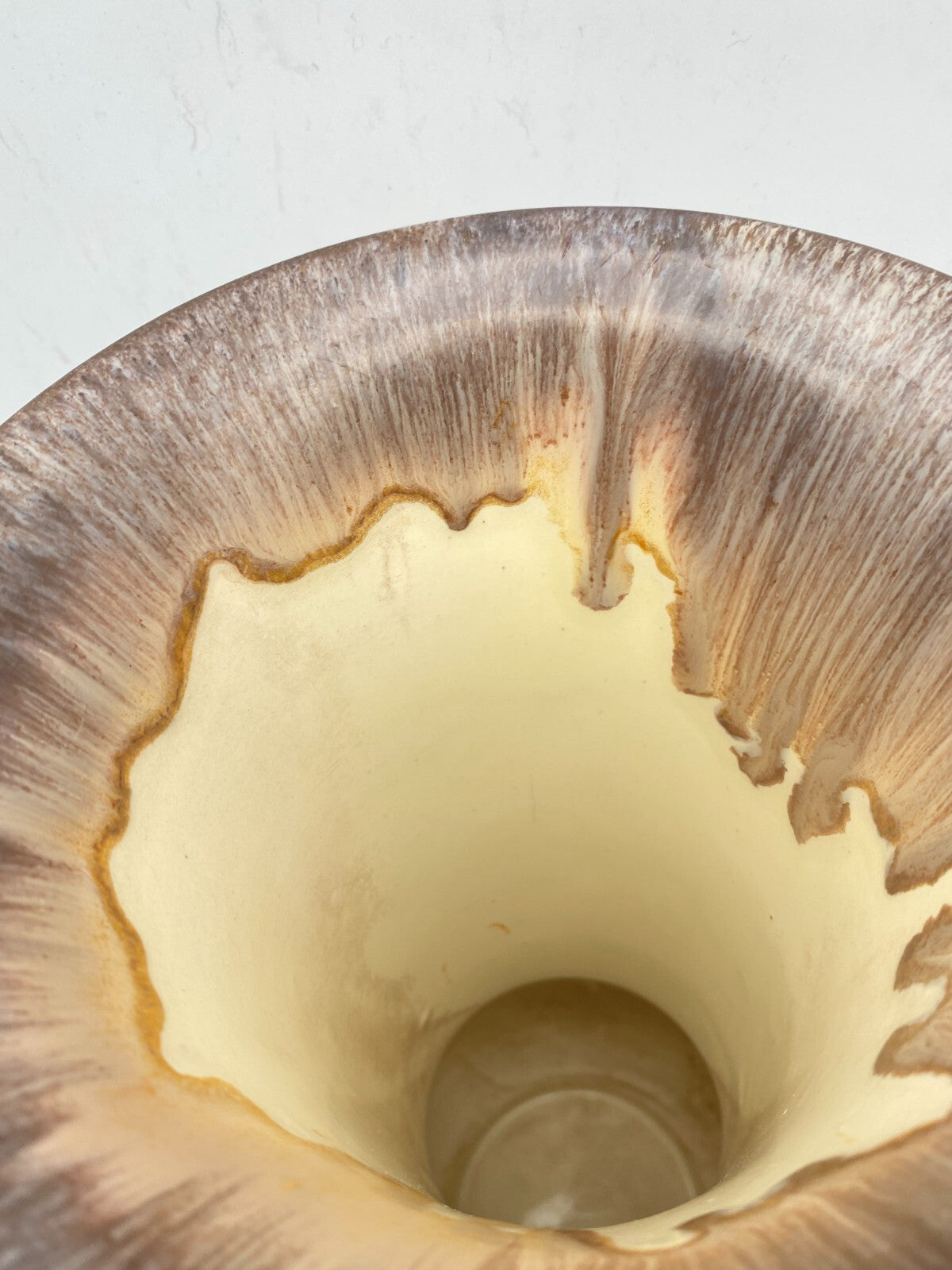 STEULER KERAMIK VASE LAUFGLASUR HENKEL AMPHORE FAT LAVA 30er ART DECO