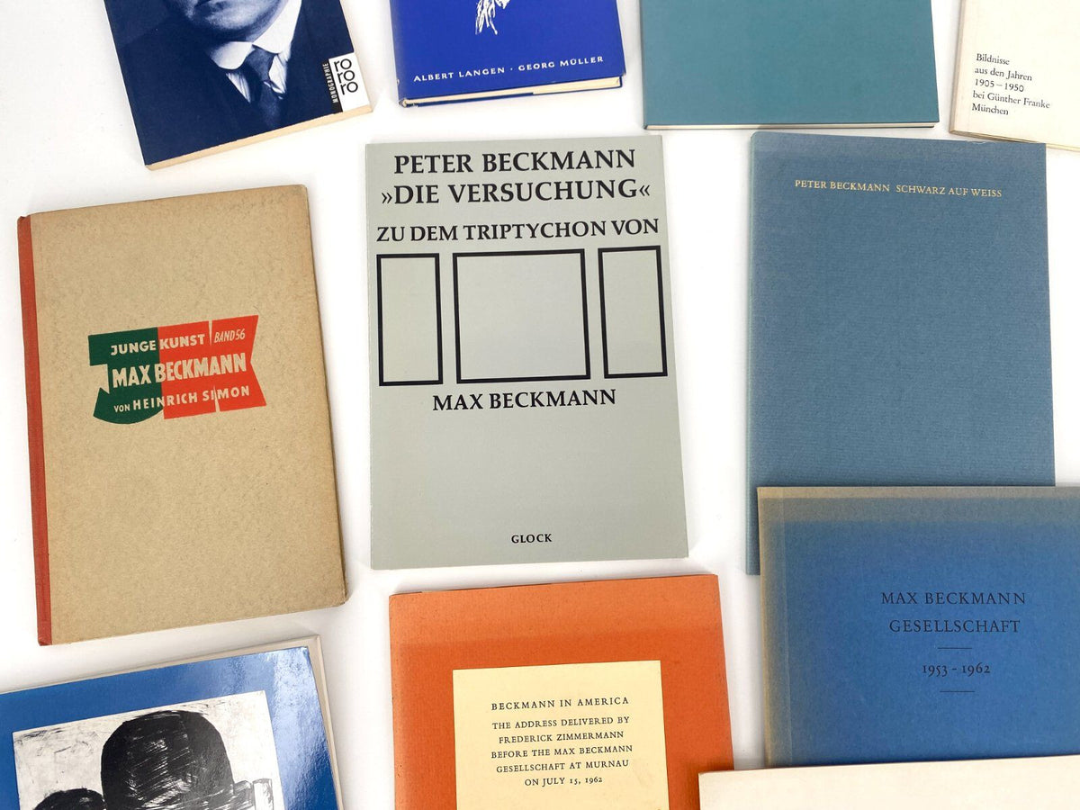 *KONVOLUT 18x BUCH MAX BECKMANN MALER KÜNSTLER #38-55