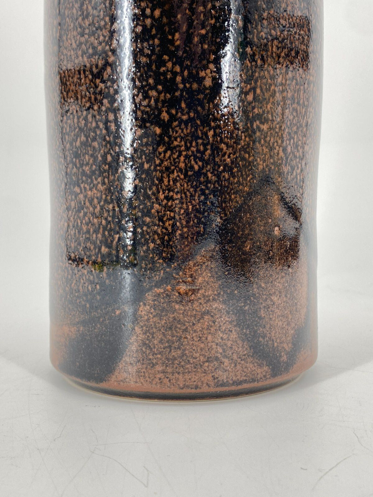 * STUDIOKERAMIK VASE ZYLINDER HORST KERSTAN GROSE KERAMIK KUNST