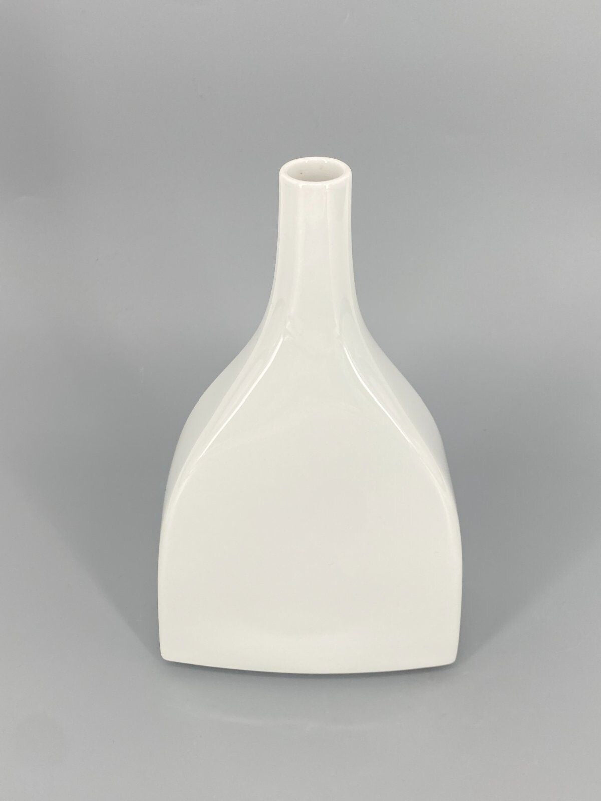 * KPM TRUDE PETRI PORZELLAN VASE BARFLASCHE WEIß 25,5CM 2. WAHL