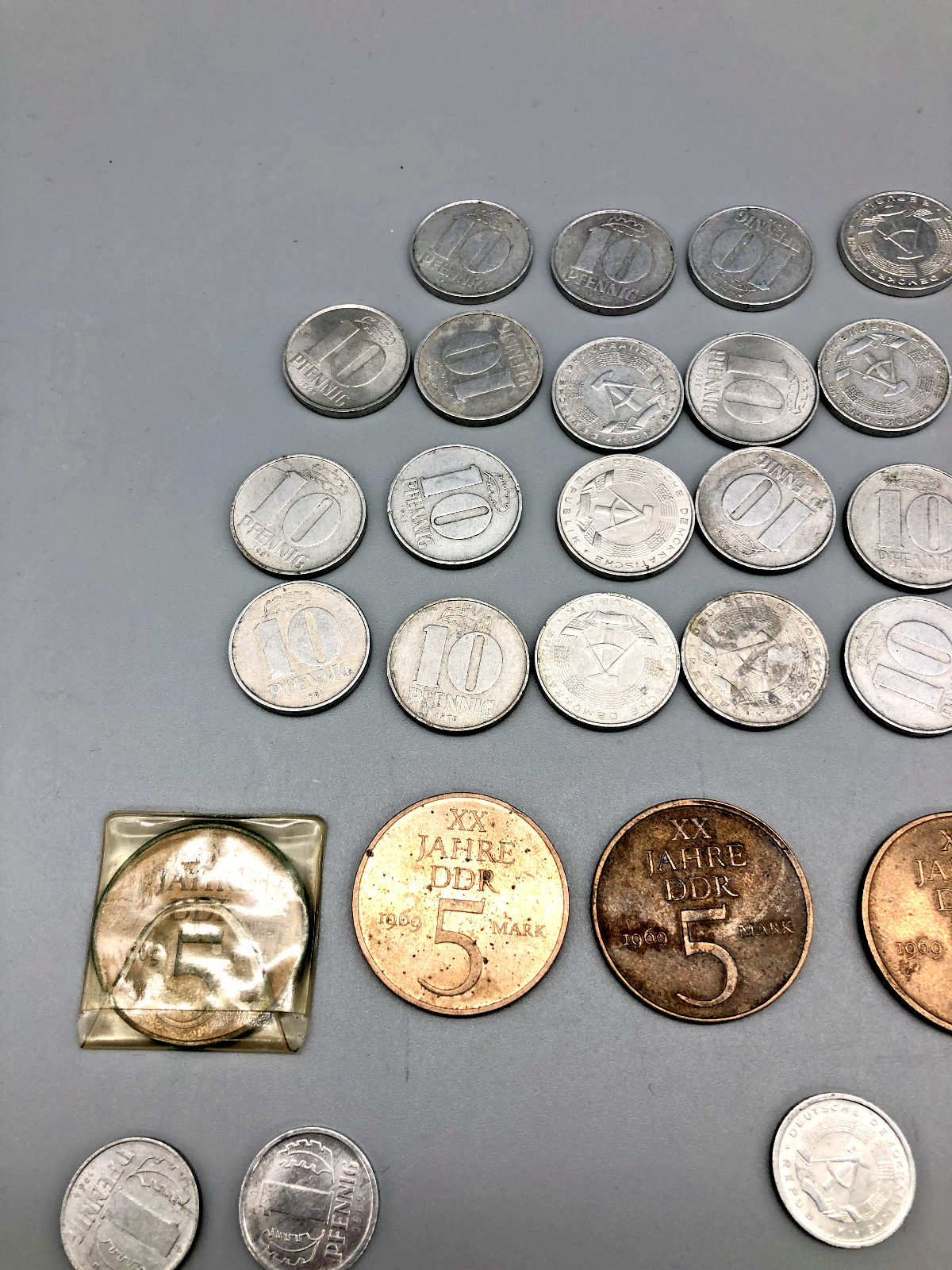 DDR MARK PFENNIGE MÜNZEN OSTMARK SAMMLUNG KONVOLUT GELD ALT SELTEN 1950