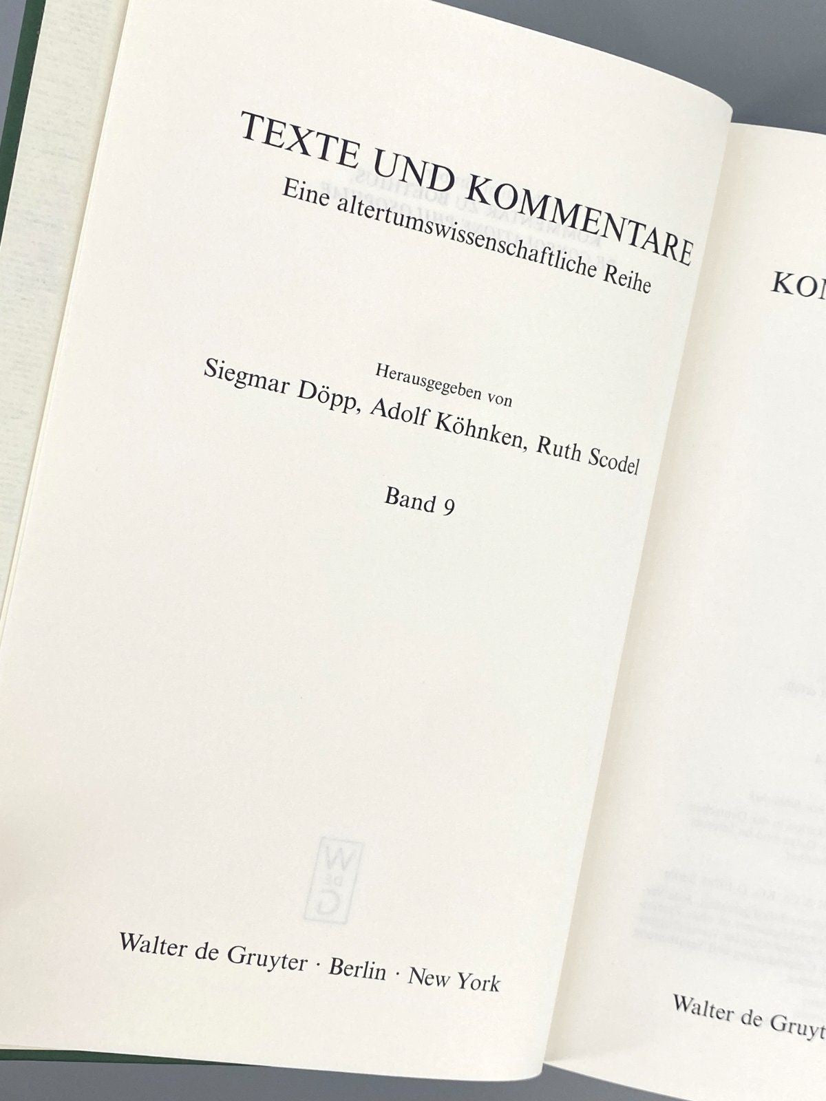 *BUCH JOACHIM GRUBER KOMMENTAR ZU BOETHIUS DE GRUYTER