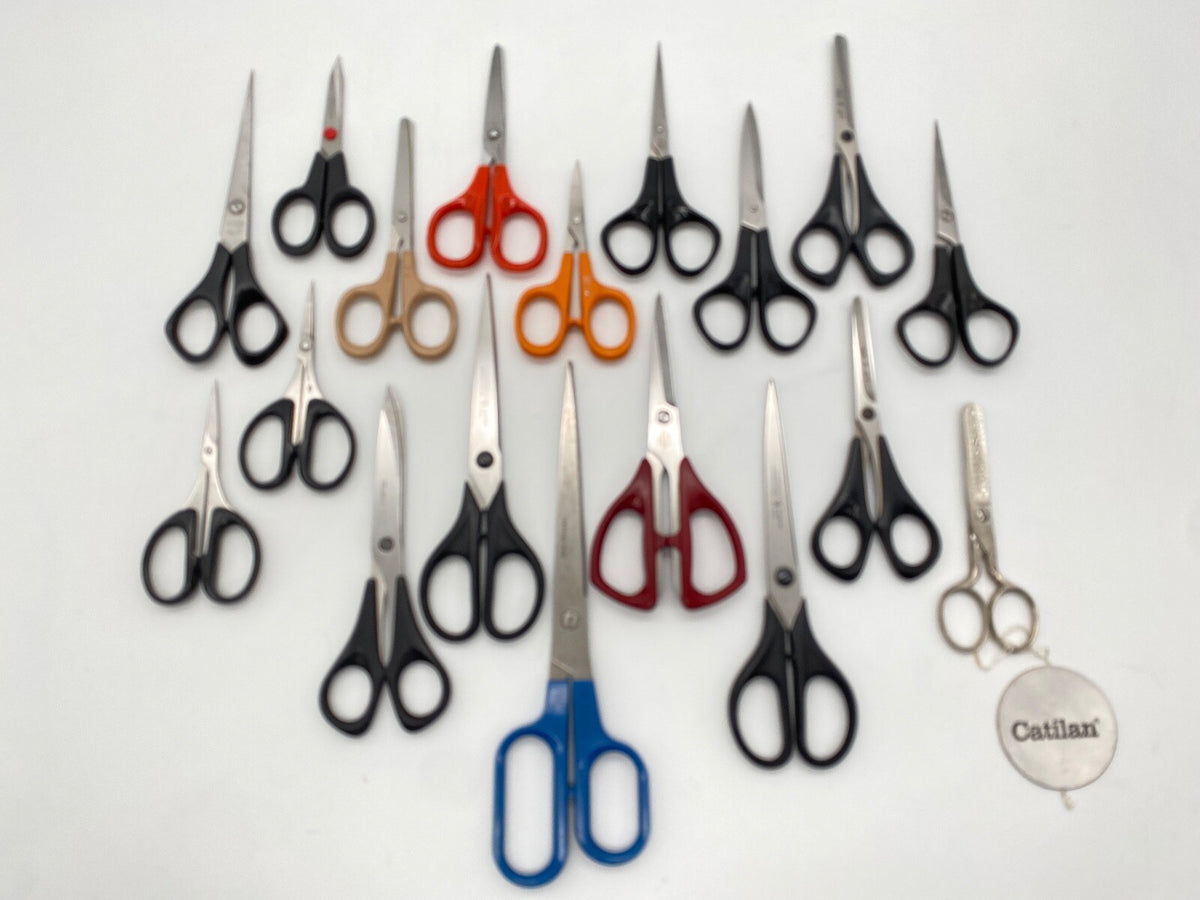 KONVOLUT 18 SCHEREN  WEDO KAICUT FINNY FISKARS ESSELTE ZWILLING DAHLE HENCKELS