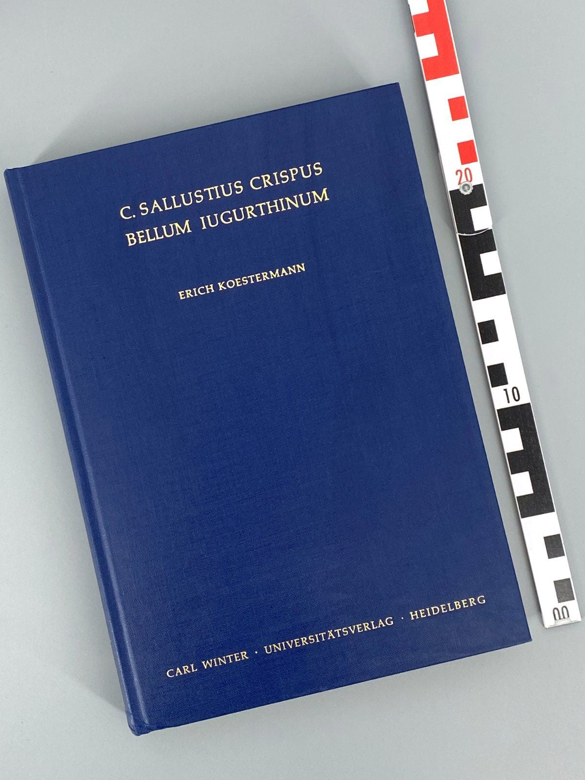 *BUCH SALLUSTIUS CRISPUS BELLUM IUGURTHINUM ERICH KOESTERMANN