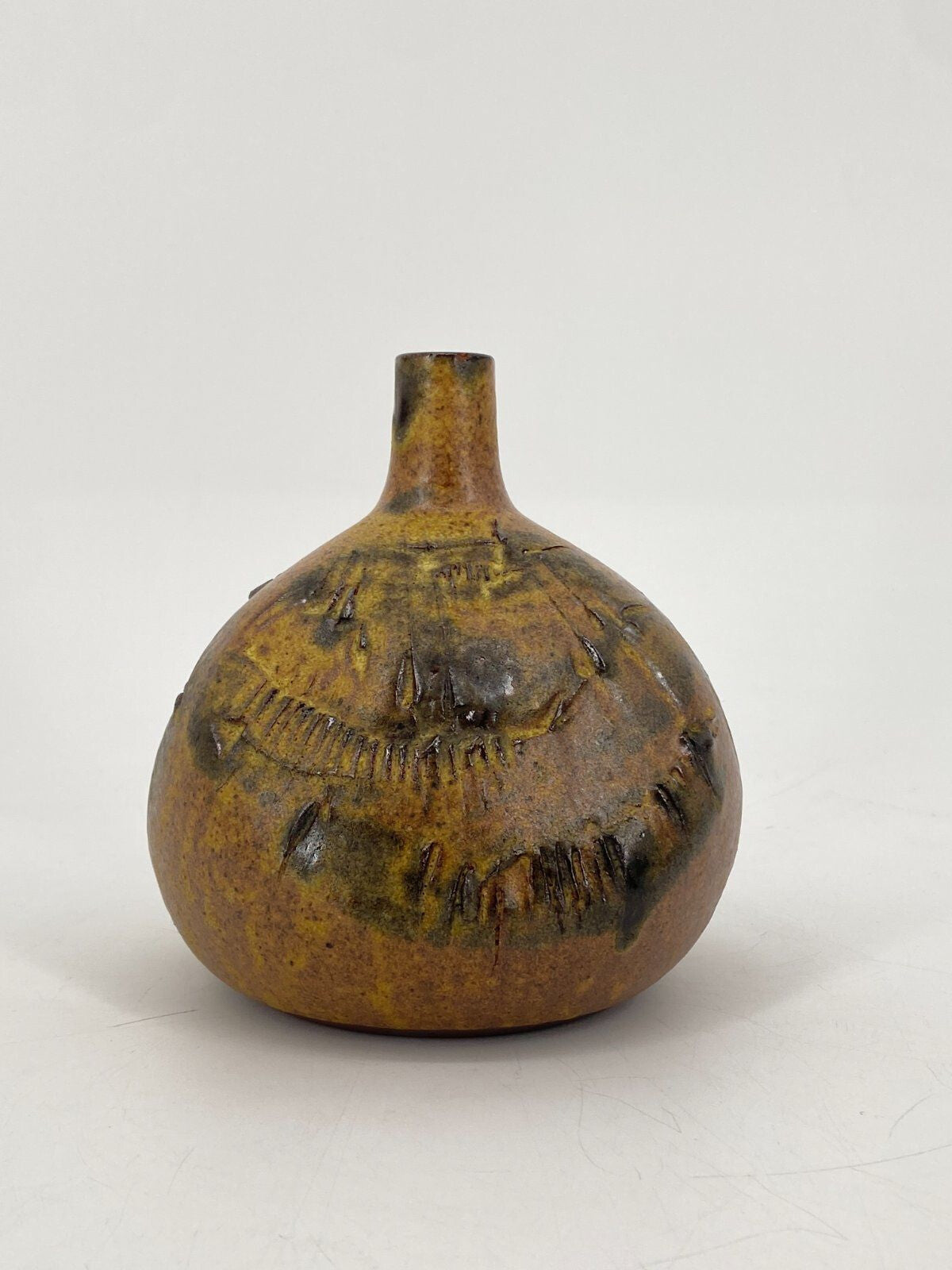 * STUDIOKERAMIK VASE LUISE DUNCKER KÜNSTLERIN 1970 WEST GERMANY