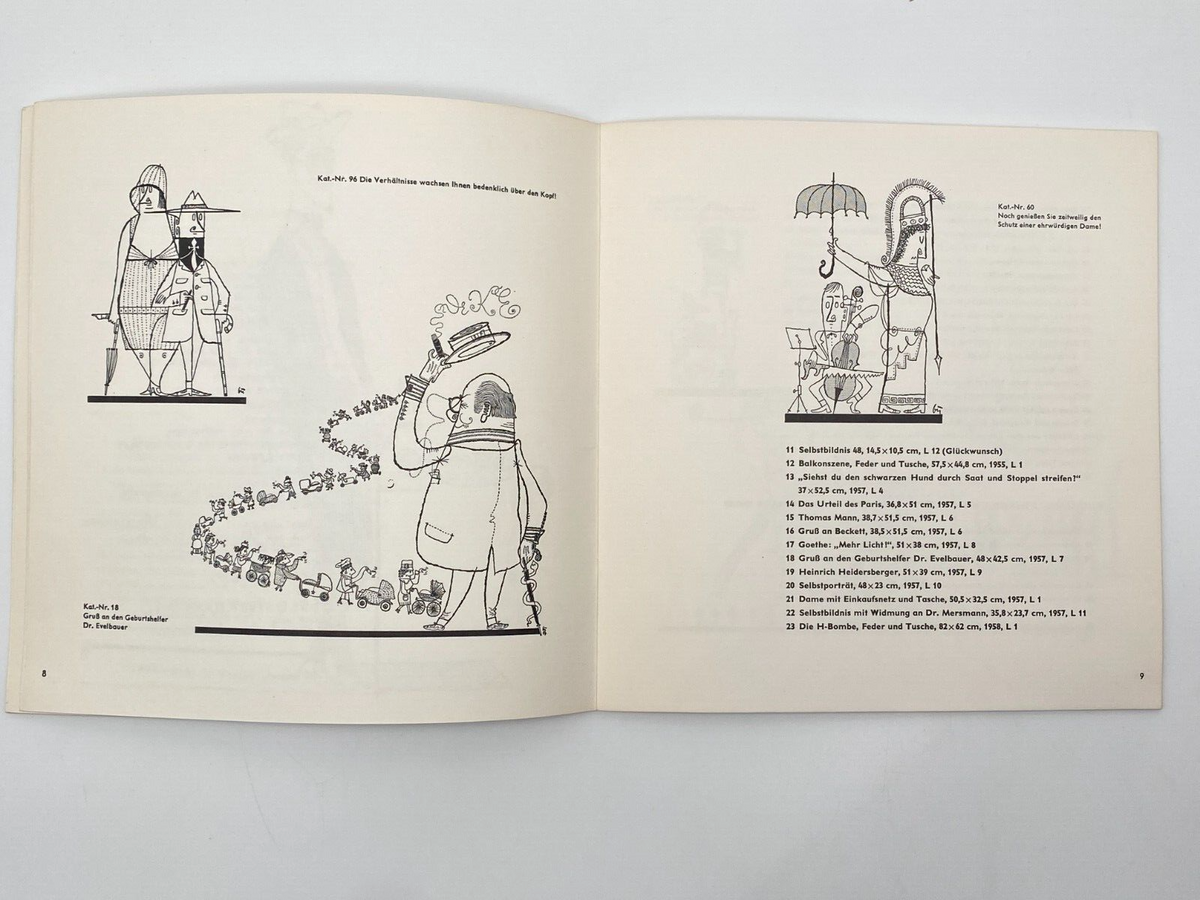 GERD BURTCHEN KRITISCHE GRAFIK WILHELM BUSCH MUSEUM HANNOVER 1968 KATALOG FR.BOH