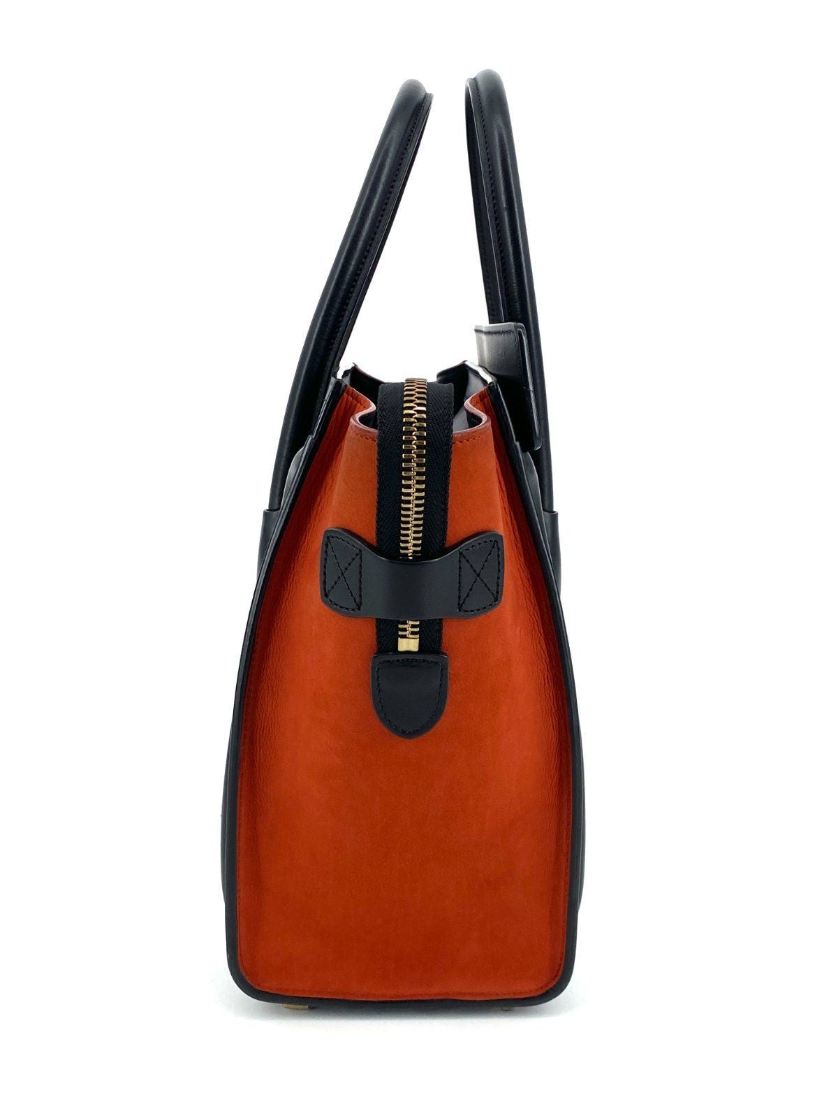 * HANDTASCHE CÉLINE LUGGAGE MICRO SHOPPER LEDER TRICOLOR ITALY ORIGINAL